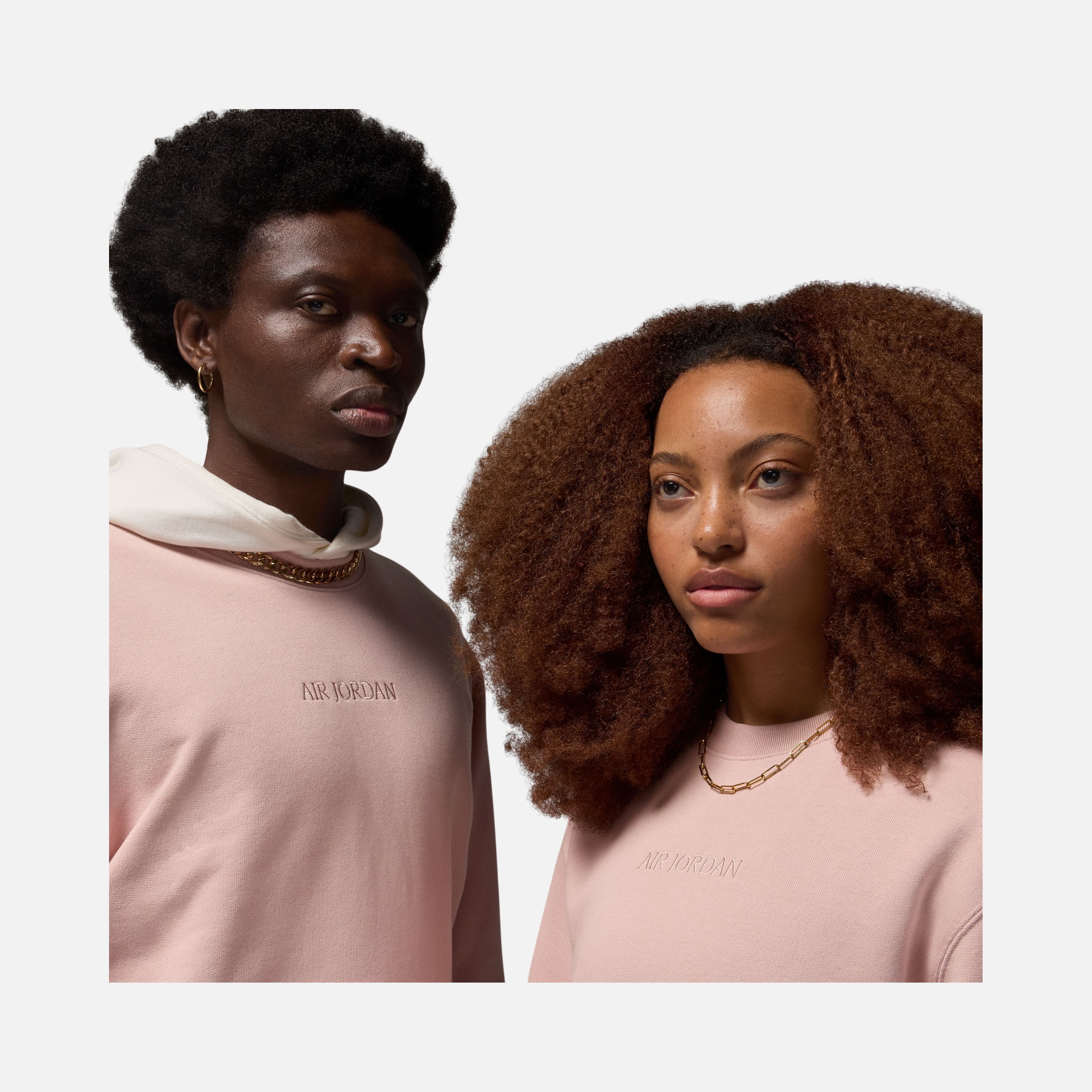 Nike Air Jordan Wordmark Fleece Crew-Neck Erkek Sweatshirt