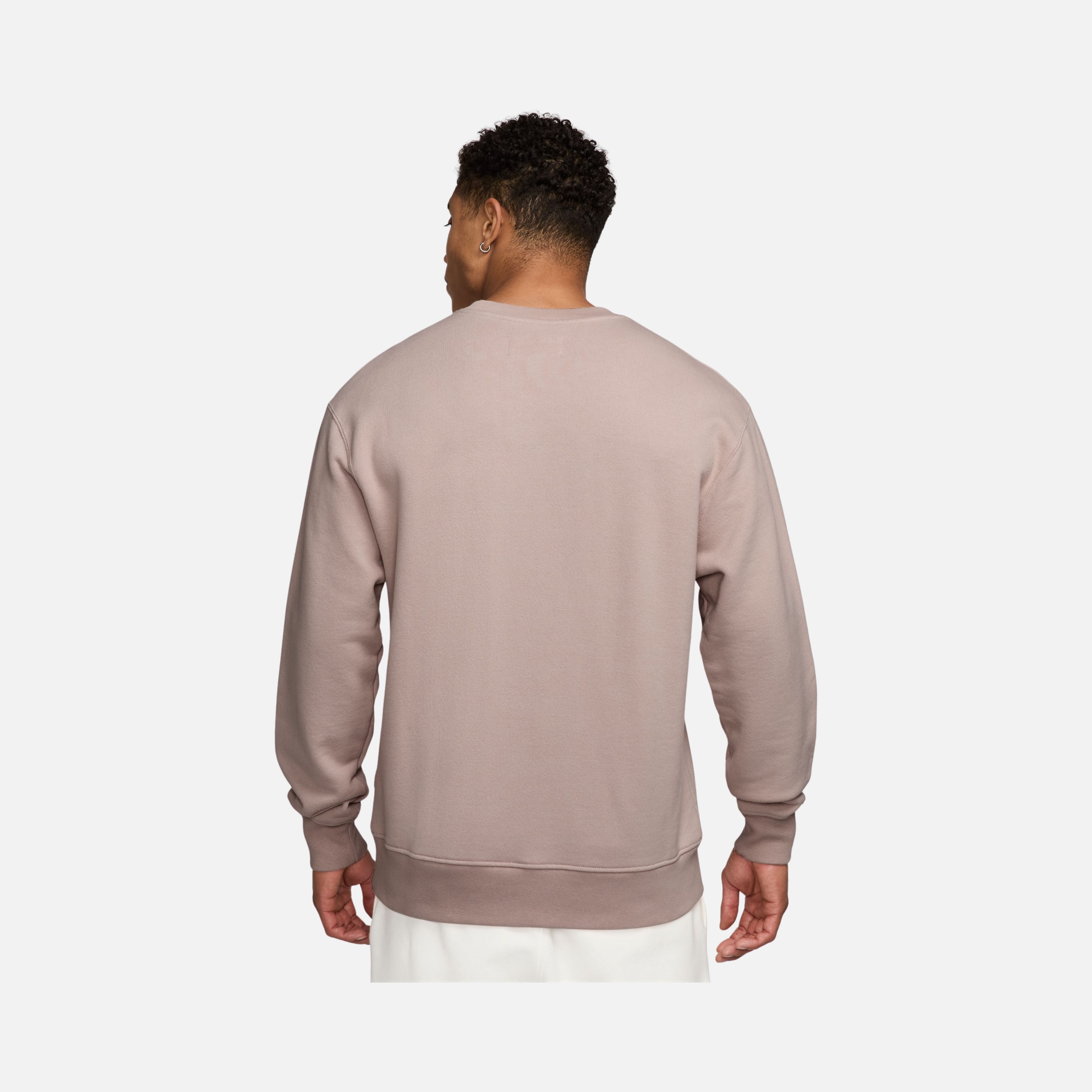 Nike Air Jordan Wordmark Fleece Crew-Neck Erkek Sweatshirt