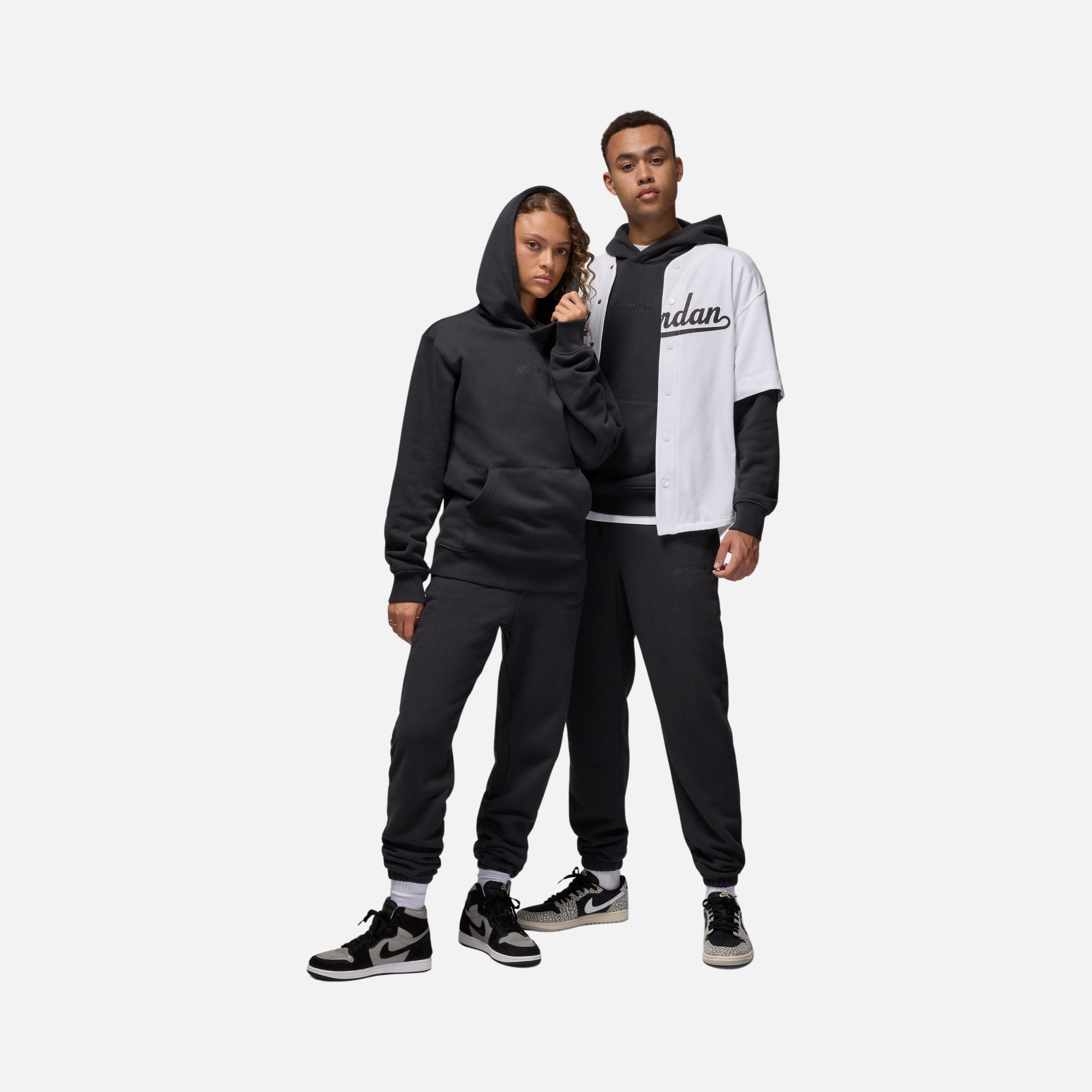 Nike Air Jordan Wordmark Fleece Pullover Hoodie Erkek Sweatshirt