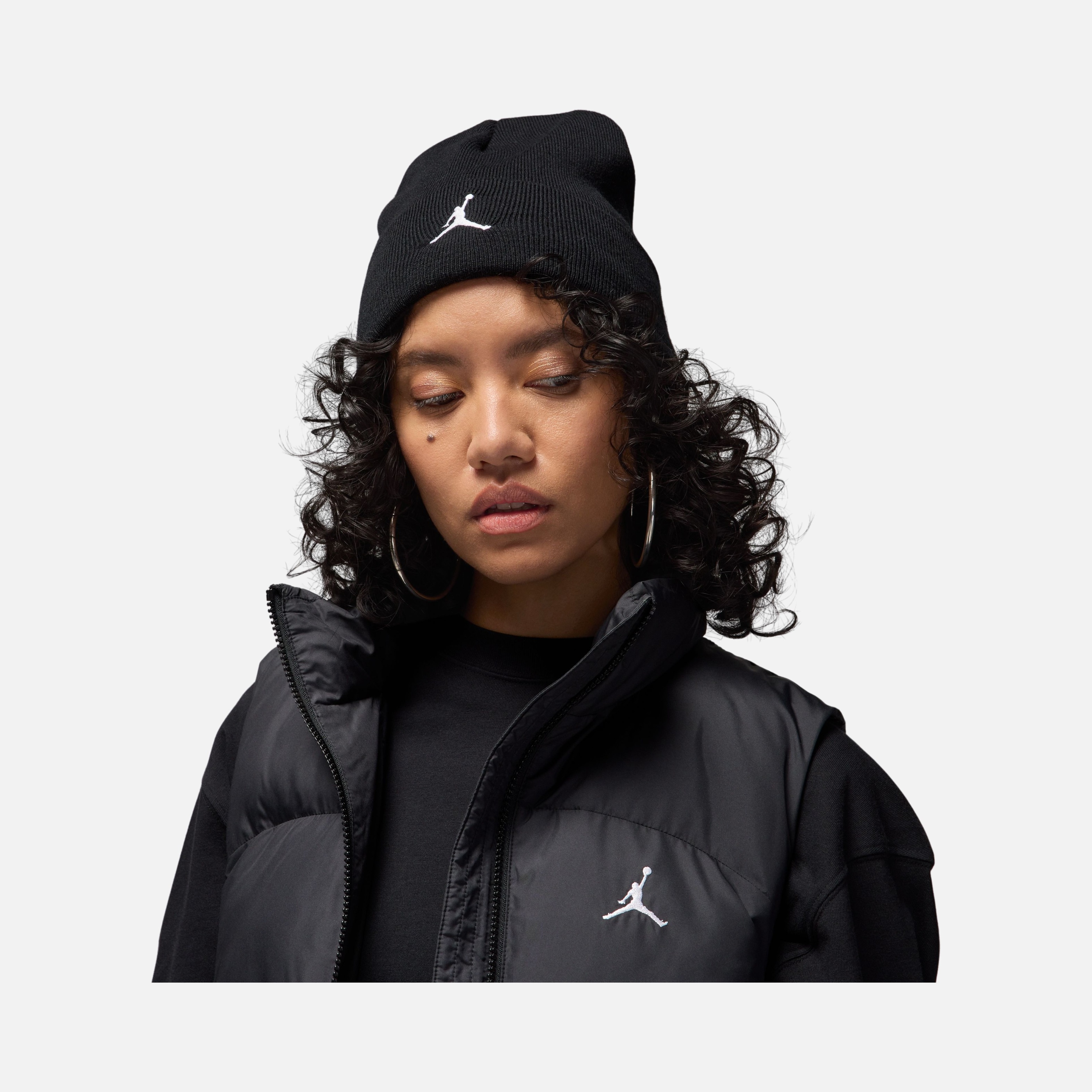Nike Jordan Essential Peak Satin Lined Embroidered Logo Unisex Bere