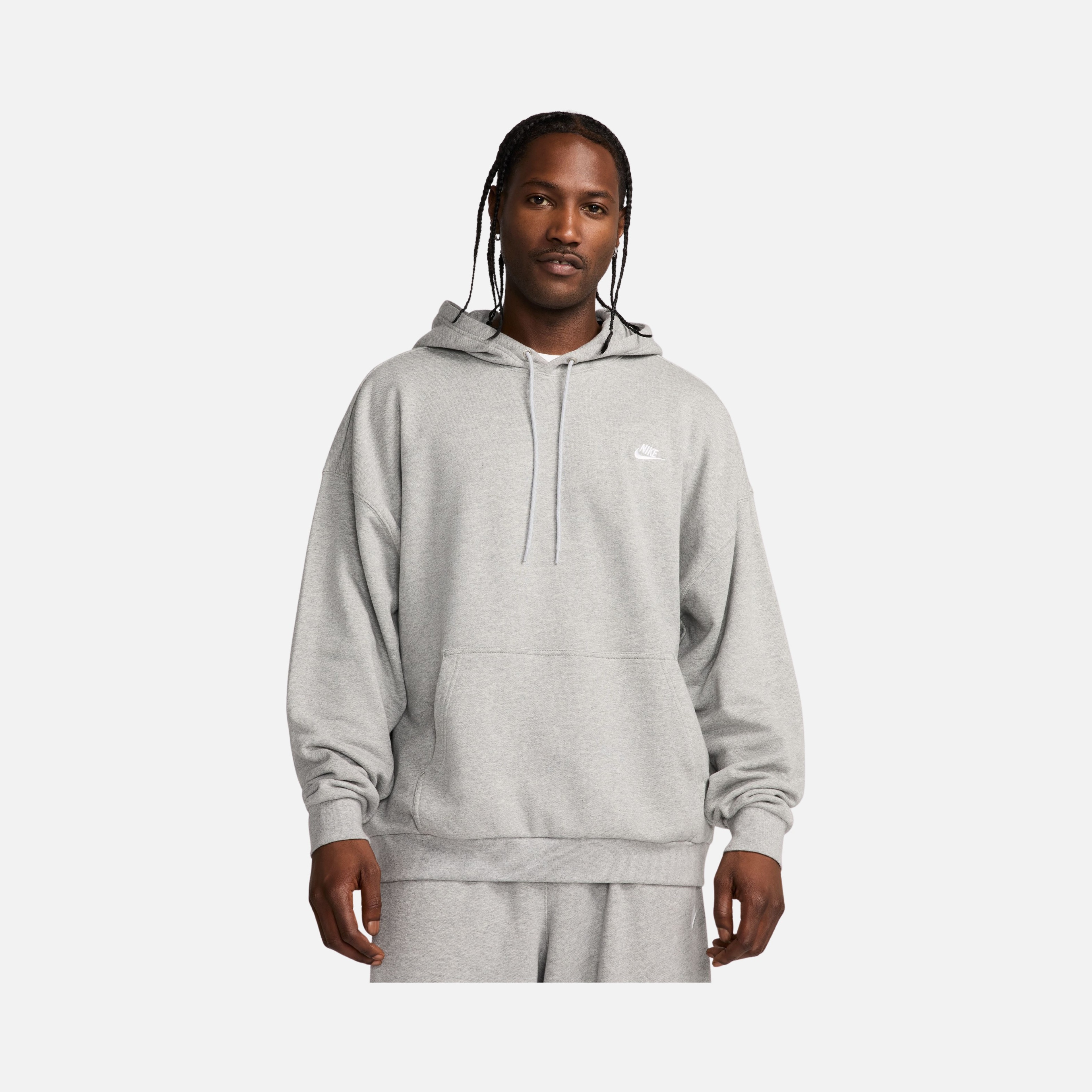 りー Nike Club+ Fleece Oversized French Terry Full-Zip Hoodie Erkek