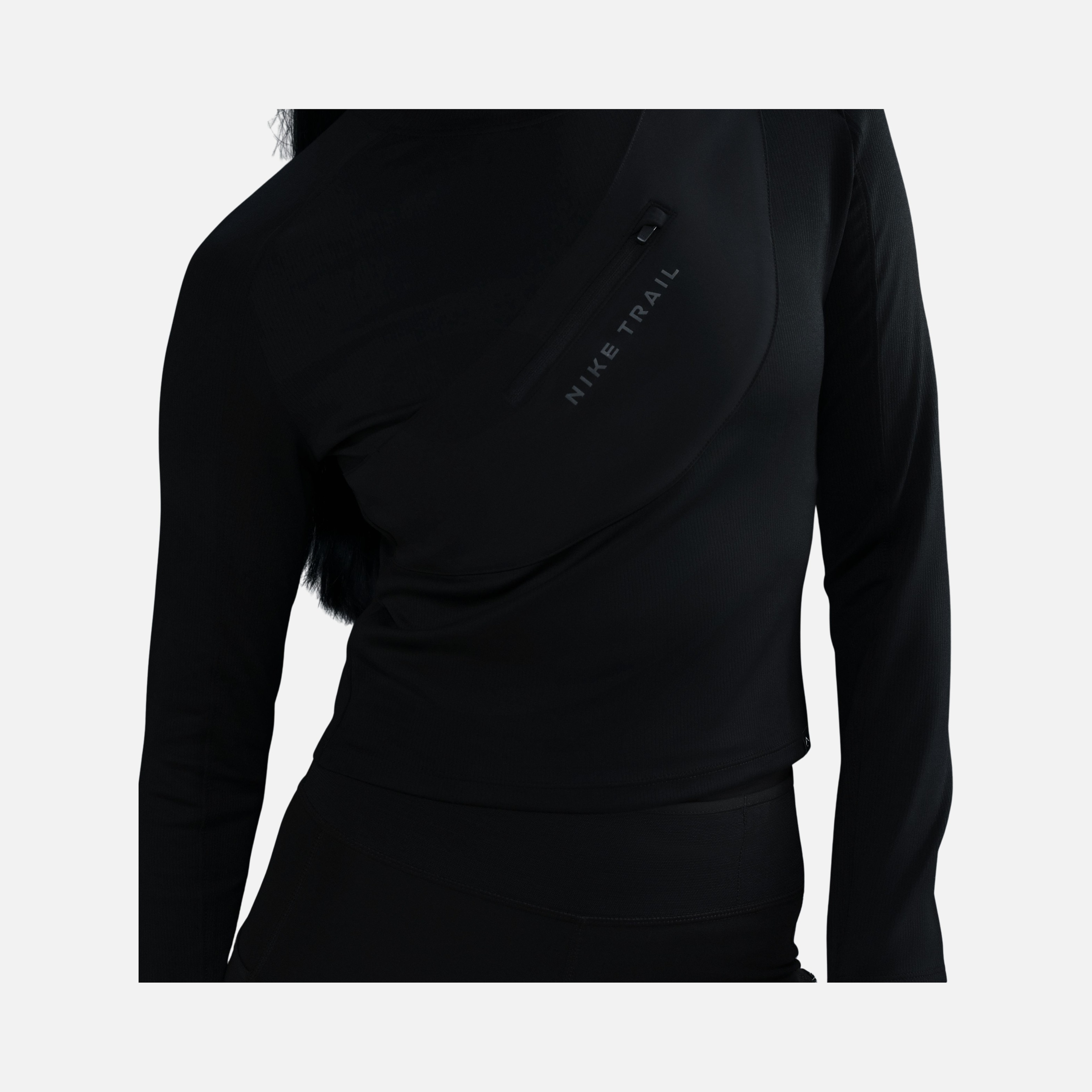 Nike Dri-Fit Long-Sleeve Pocket Running Long-Sleeve Kadın Tişört
