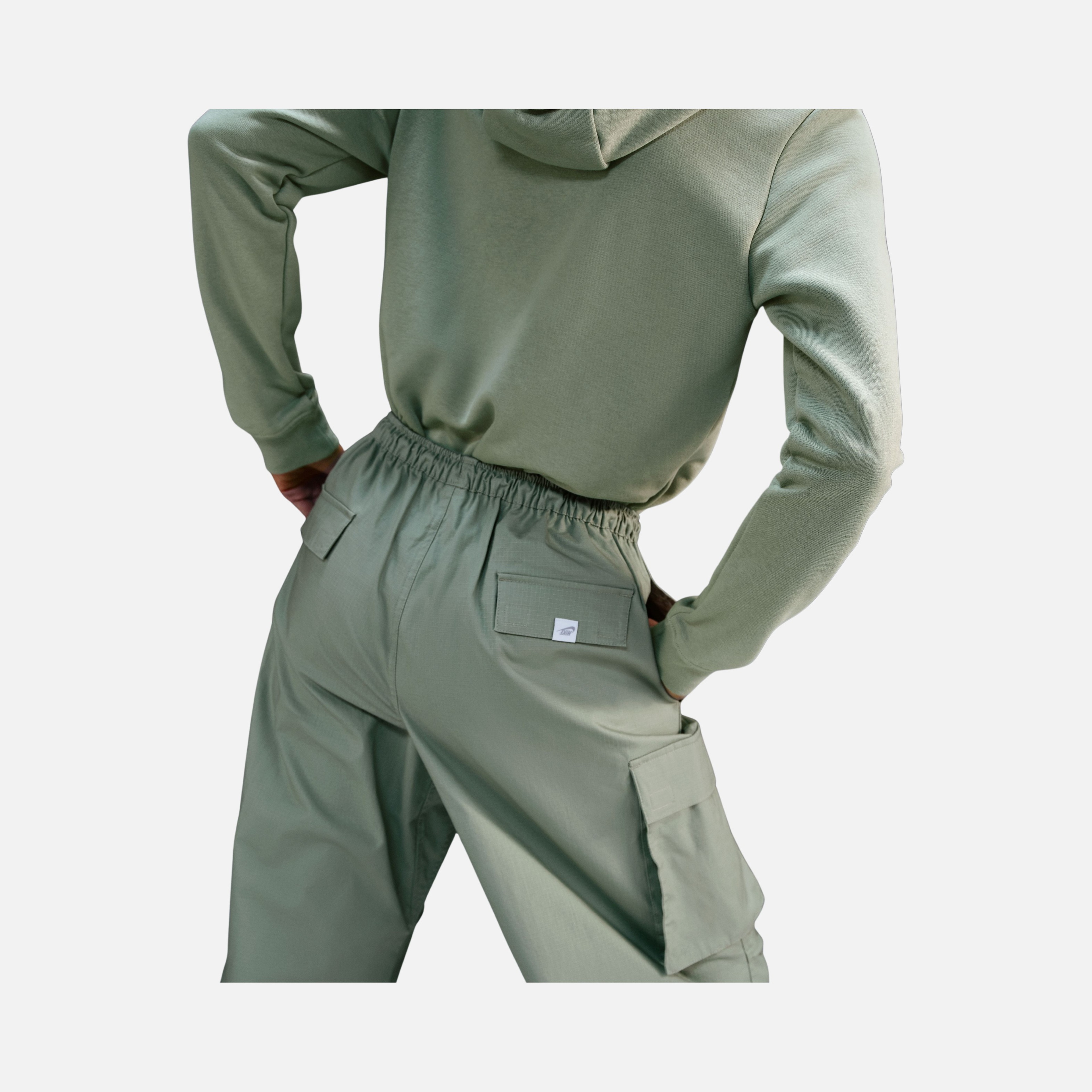 Nike Sportswear Dance Ripstop Cotton Fabric Mid-Rise Cargo Kadın Pantolon