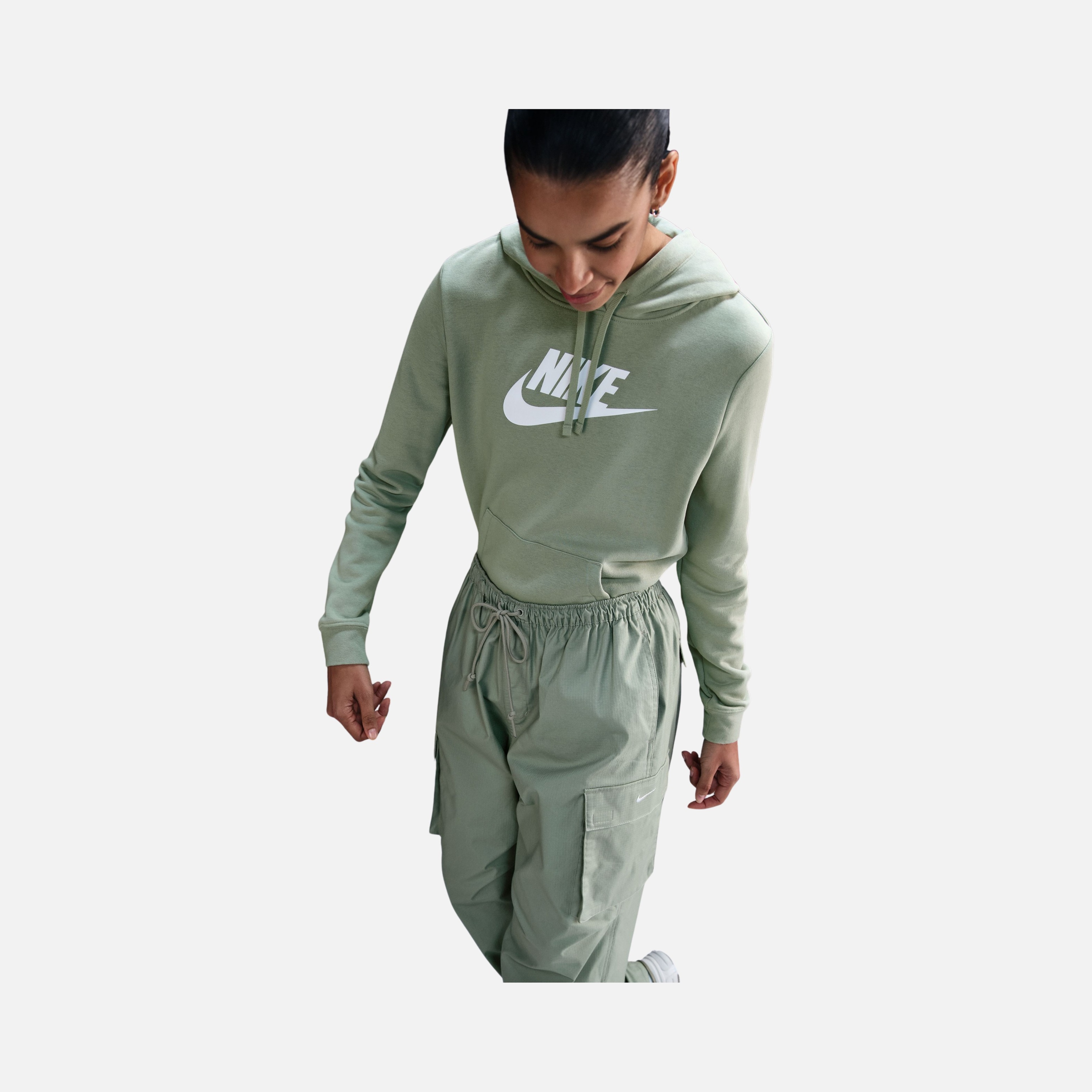 Nike Sportswear Dance Ripstop Cotton Fabric Mid-Rise Cargo Kadın Pantolon