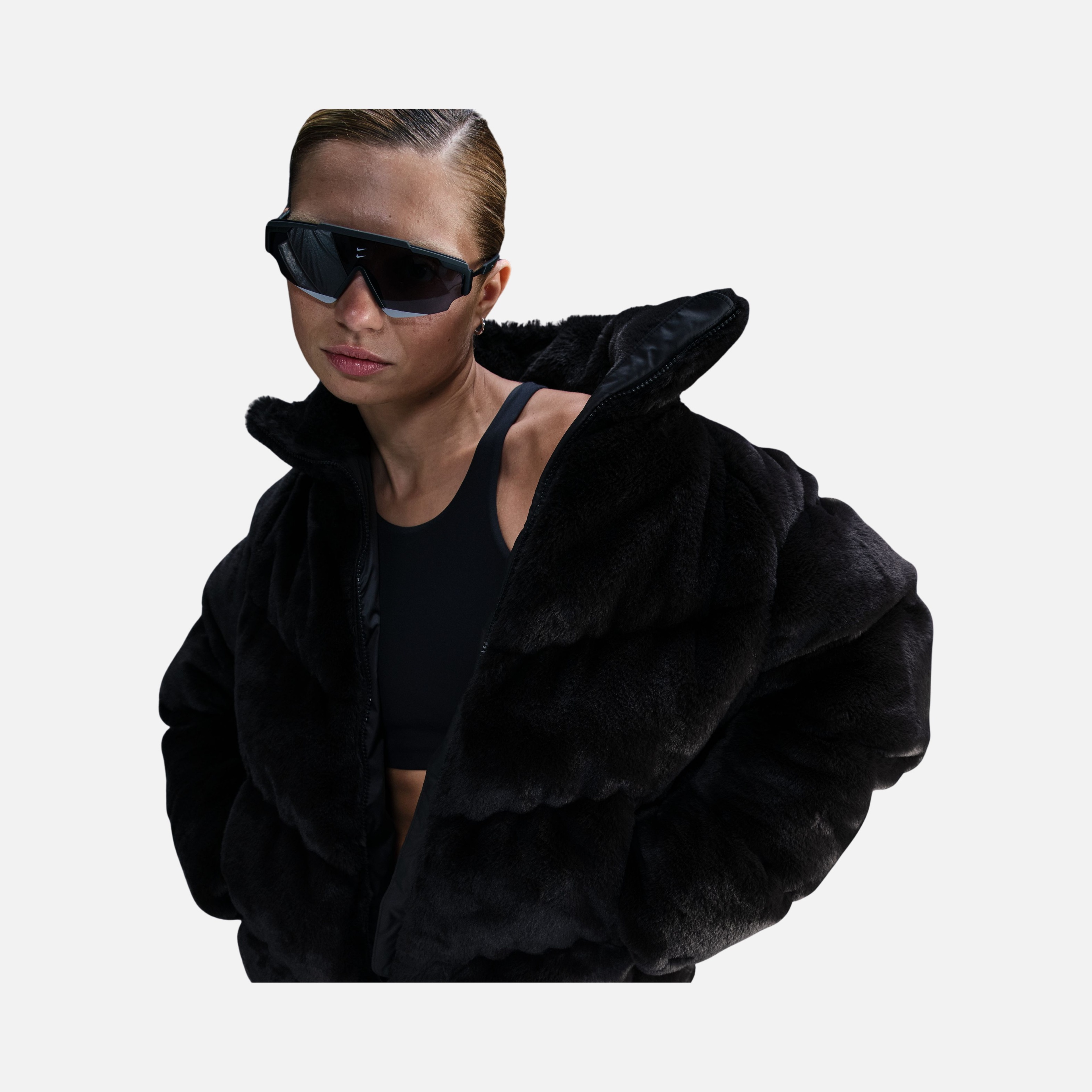 Nike Sportswear Windpuffer Therma-Fit Loose Faux Fur Full-Zip