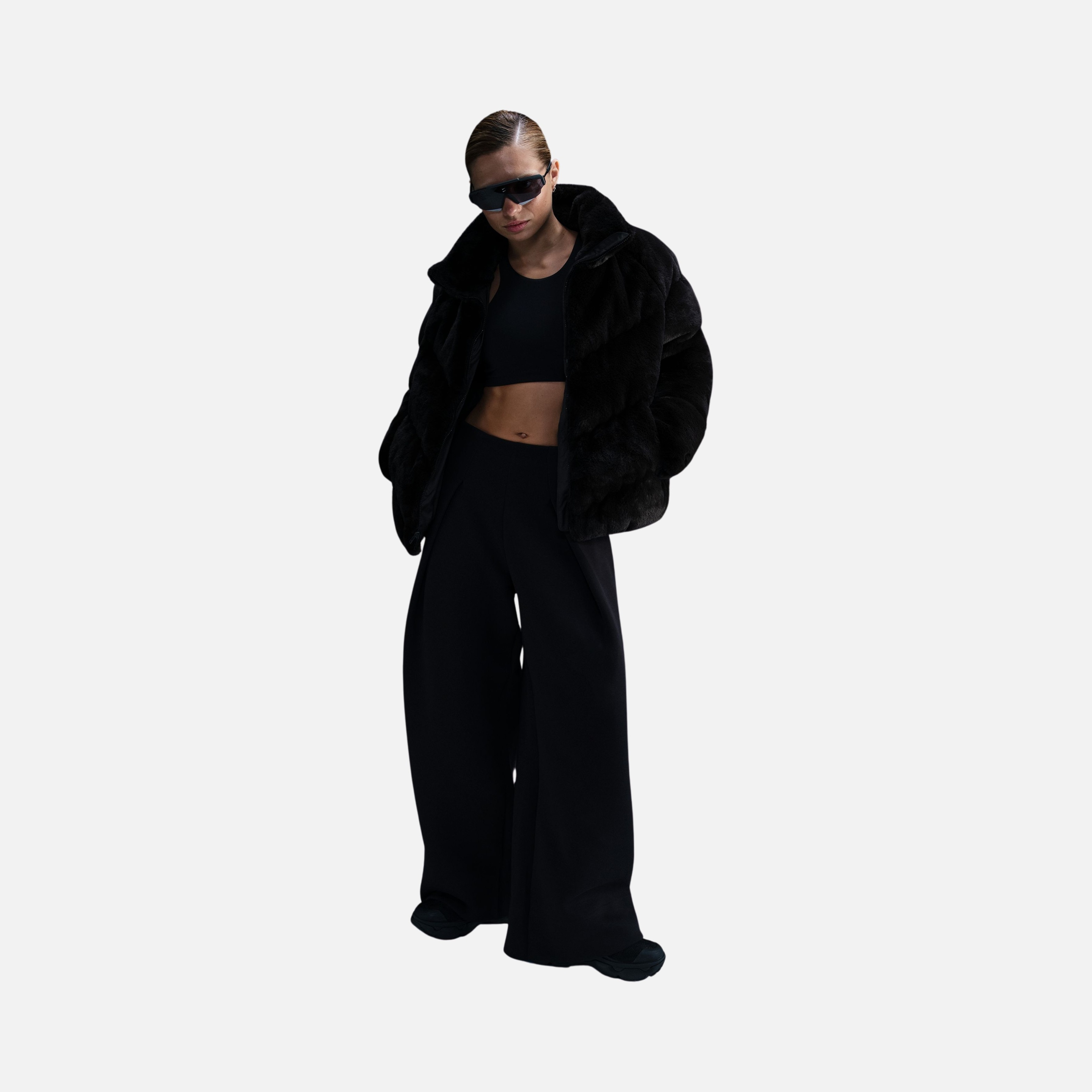 Nike Sportswear Windpuffer Therma-Fit Loose Faux Fur Full-Zip