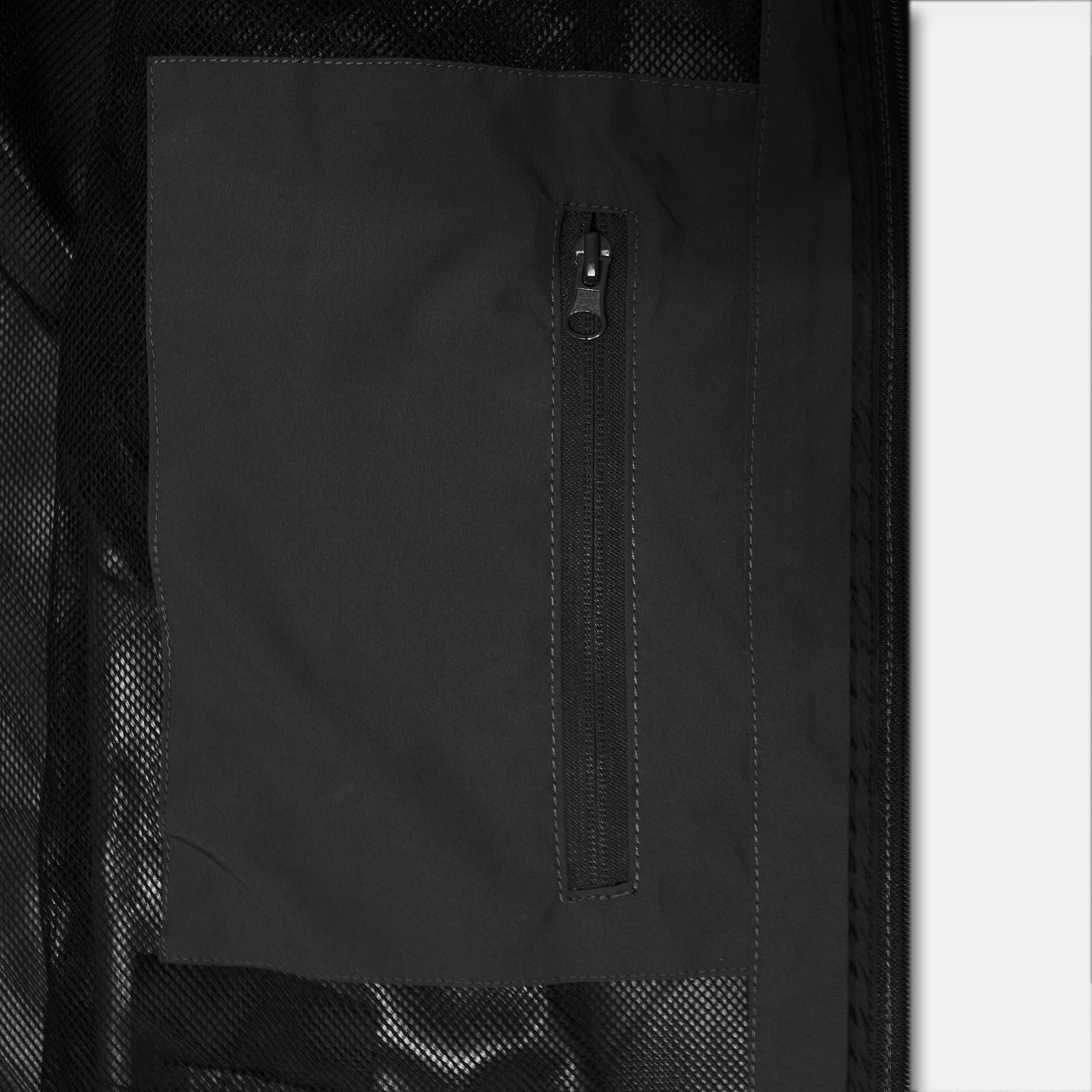 Barçın Basics Sportswear Micro Woven Fabric Mesh Lined Windbreaker Full-Zip Hoodie Erkek Ceket