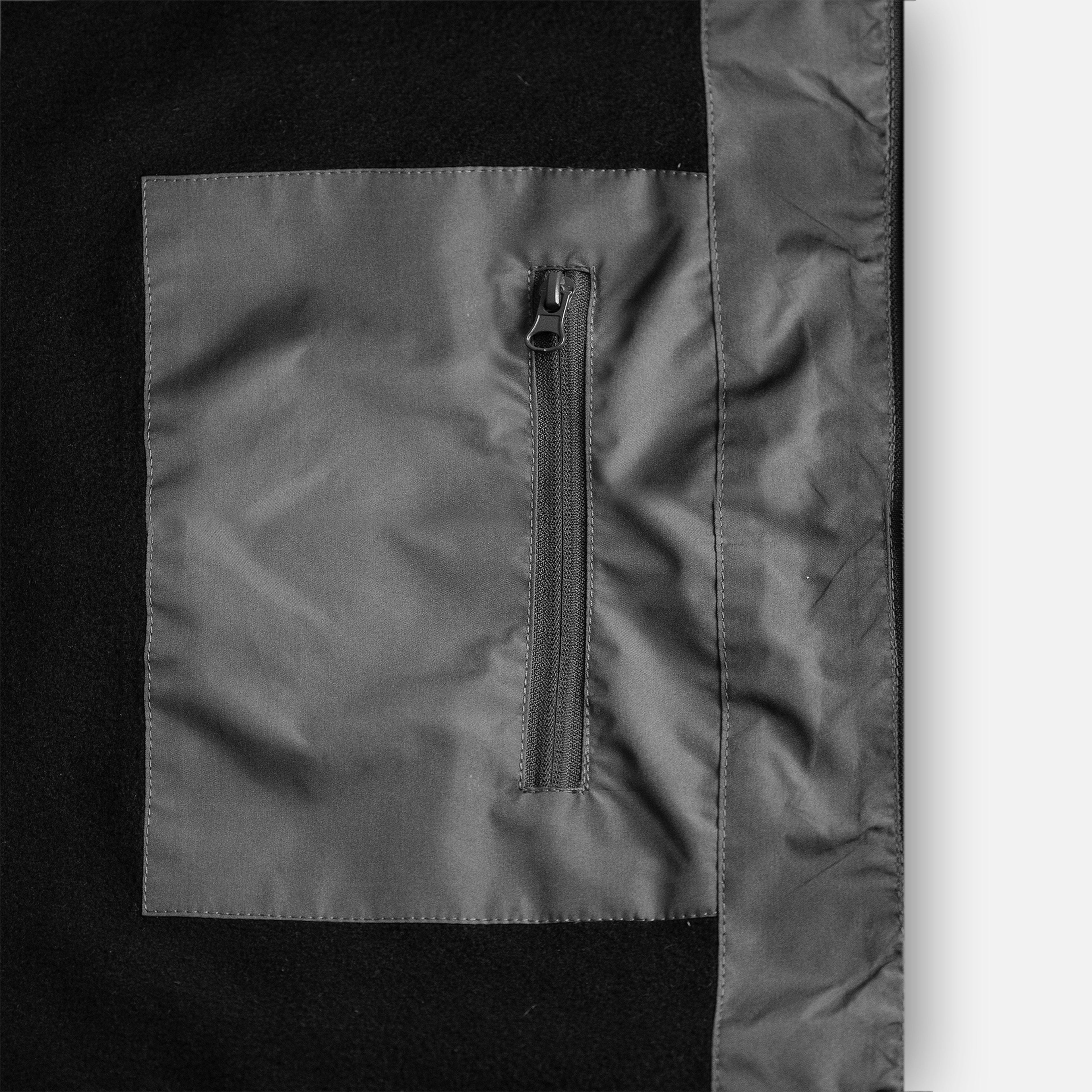 Barçın Basics Sportswear Micro Woven Fabric Fleece Lined Full-Zip Hoodie Erkek Ceket