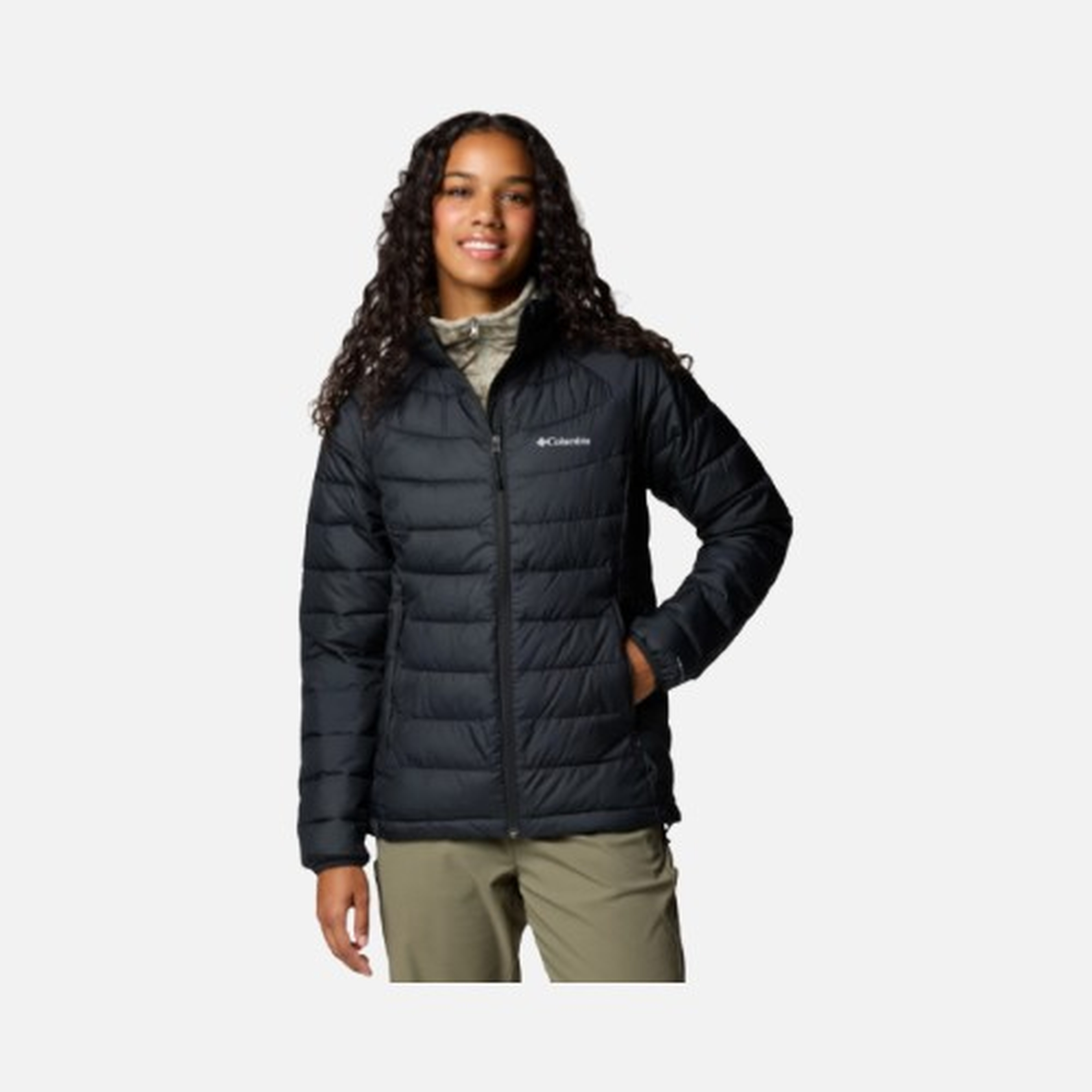 Columbia Powder Lite II Omni-Heat™ Full-Zip Hoodie Kadın Mont