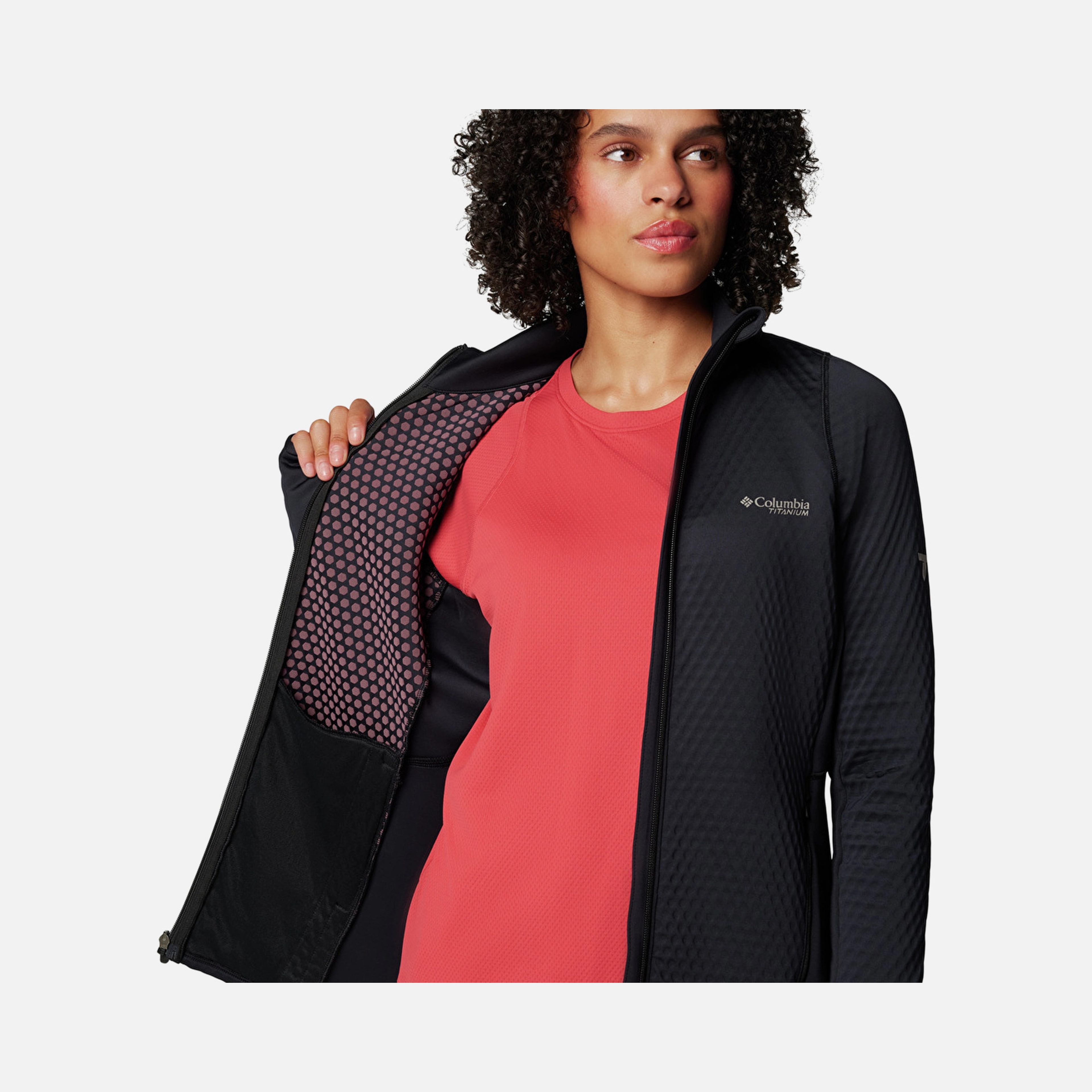 Columbia Triple Canyon Grid Fleece Omni-Wick™ Full-Zip Kadın Ceket