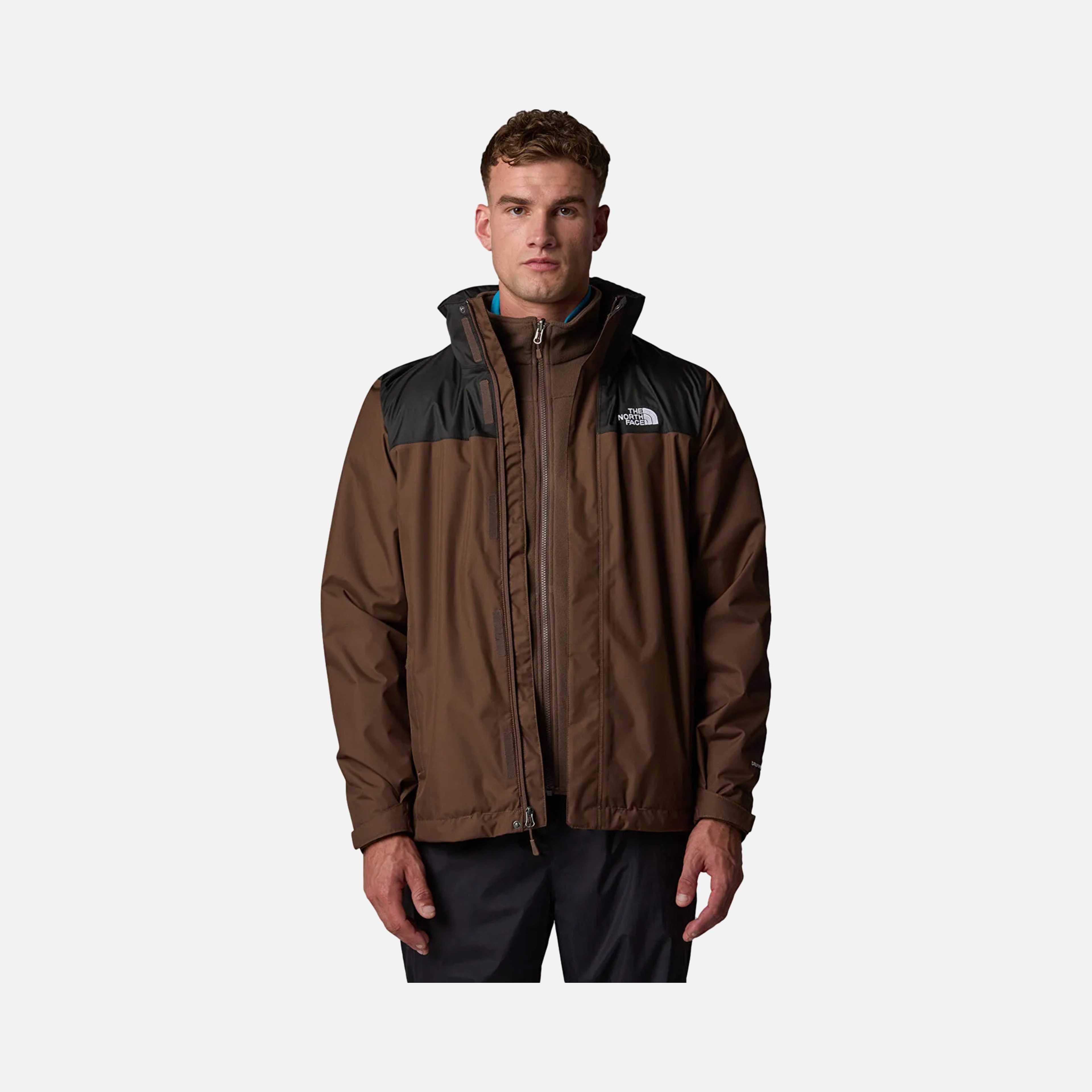 North Face Evolve II Triclimate 3-in-1 DryVent™ Full-Zip Hoodie Erkek Mont