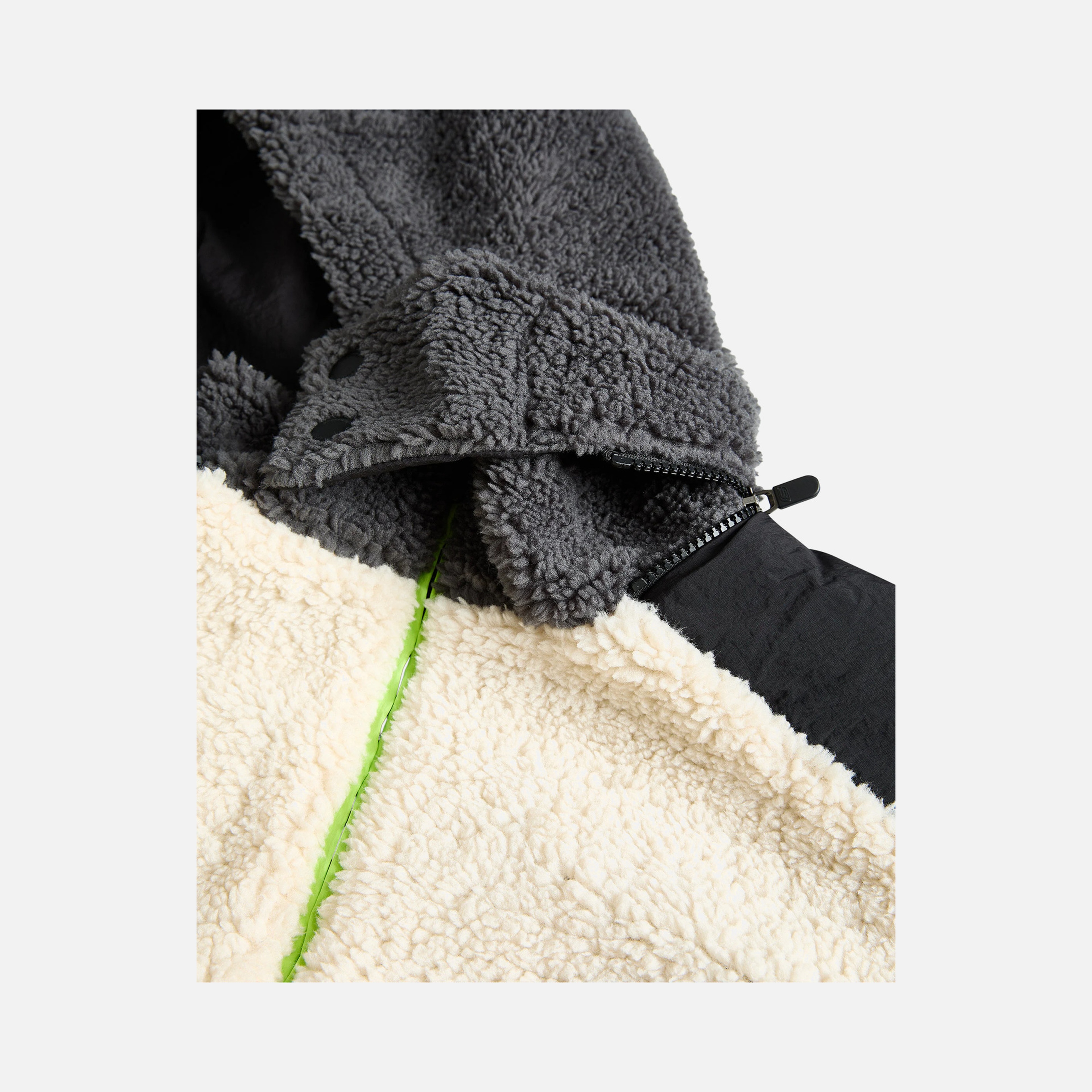 Skechers Outdoor Fleece Sherpa Full-Zip Hoodie Erkek Ceket | Barçın