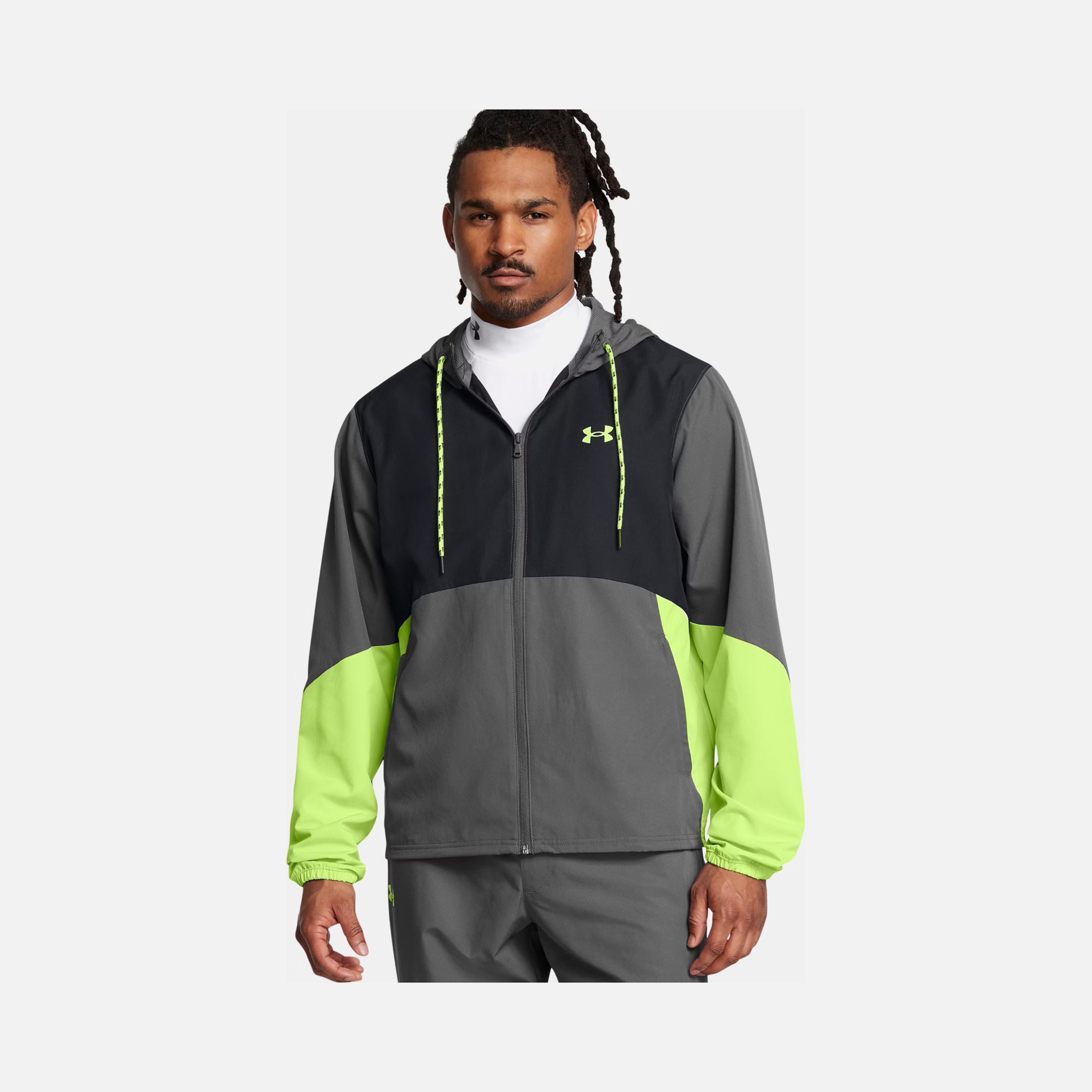 Under Armour Storm Legacy Windbreaker Fully Lined Training Full-Zip Hoodie Erkek Ceket