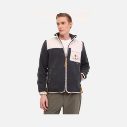 Lumberjack Sportswear Faux Fur & Woven Fabric Full-Zip Erkek Ceket