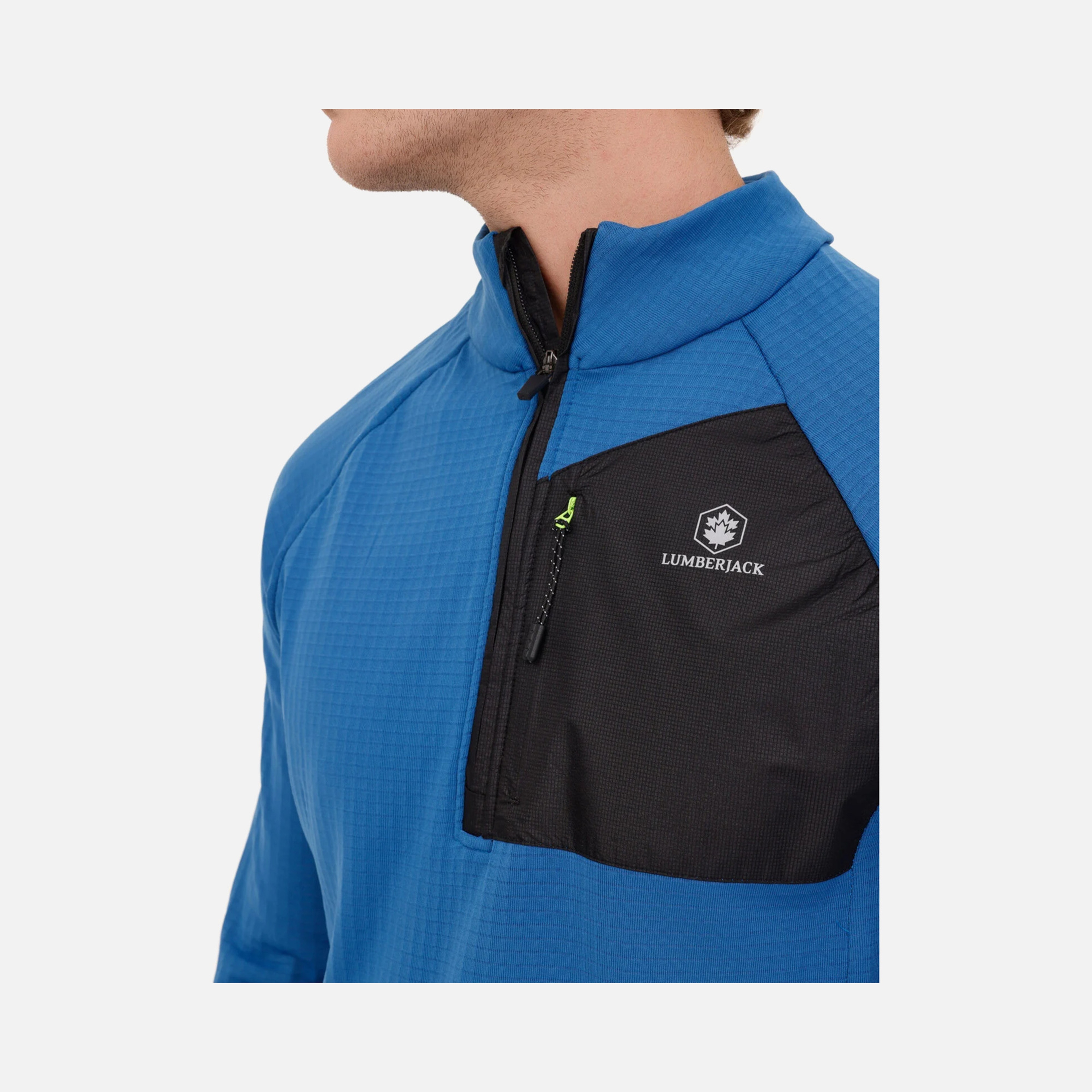 Lumberjack Knitted Fabric 4PR Half-Zip Training Erkek Sweatshirt