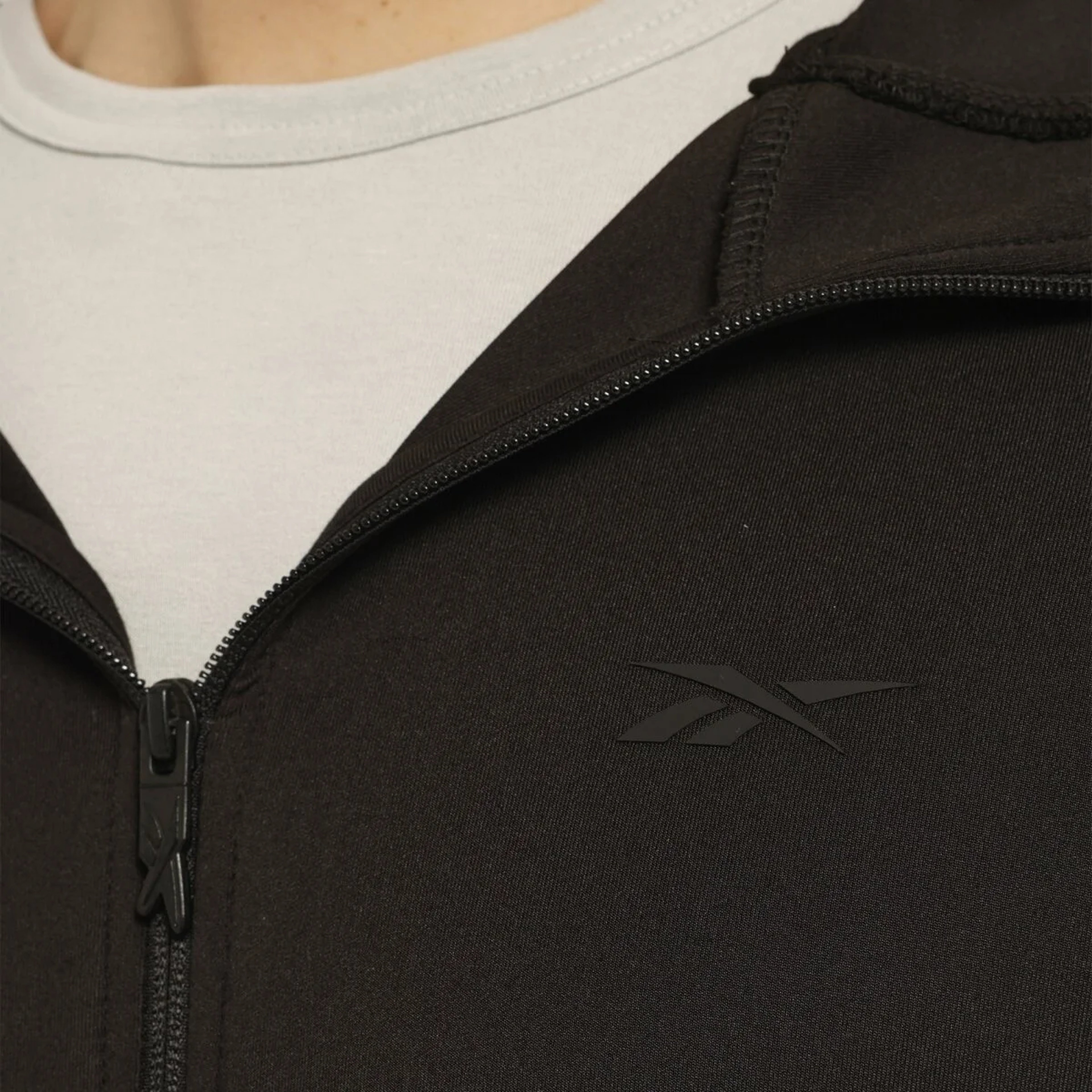 Reebok Sportswear Pero Knitted Fabric Full-Zip Hooded Erkek Sweatshirt