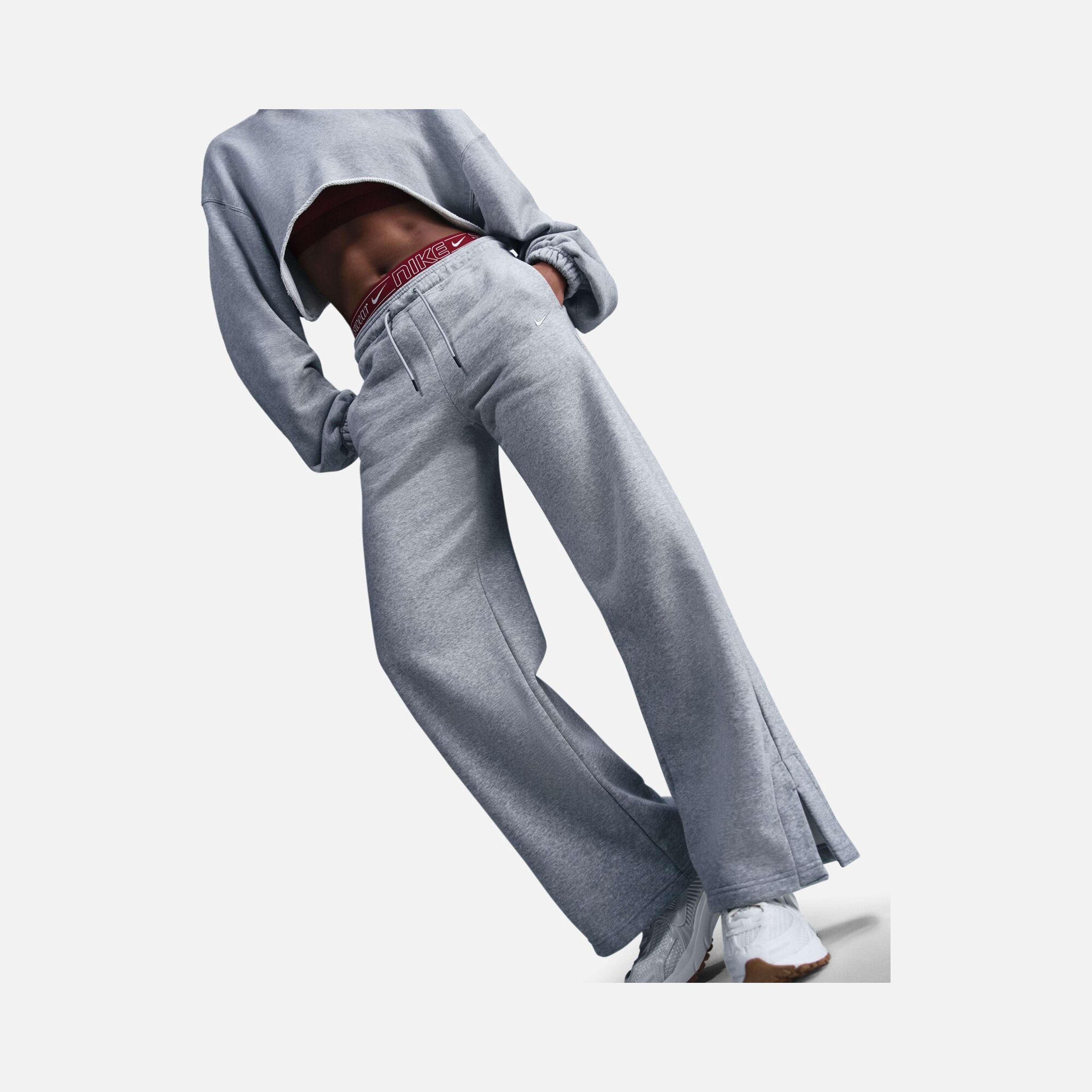 Nike Sportswear Phoenix Fleece High-Waisted SS25 Kadın Eşofman Altı