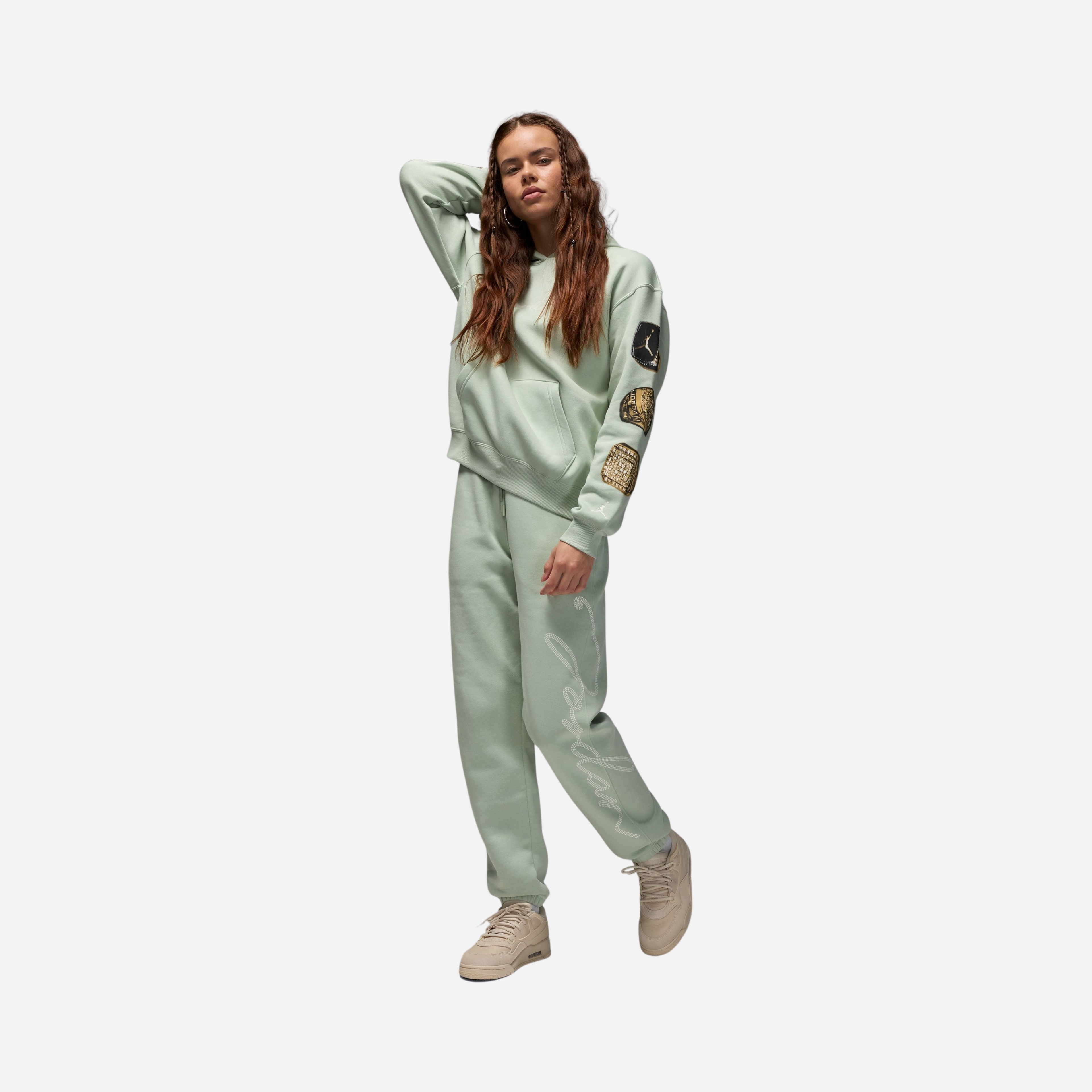 Nike Michael Jordan Brooklyn Graphics Fleece Kadın Eşofman Altı