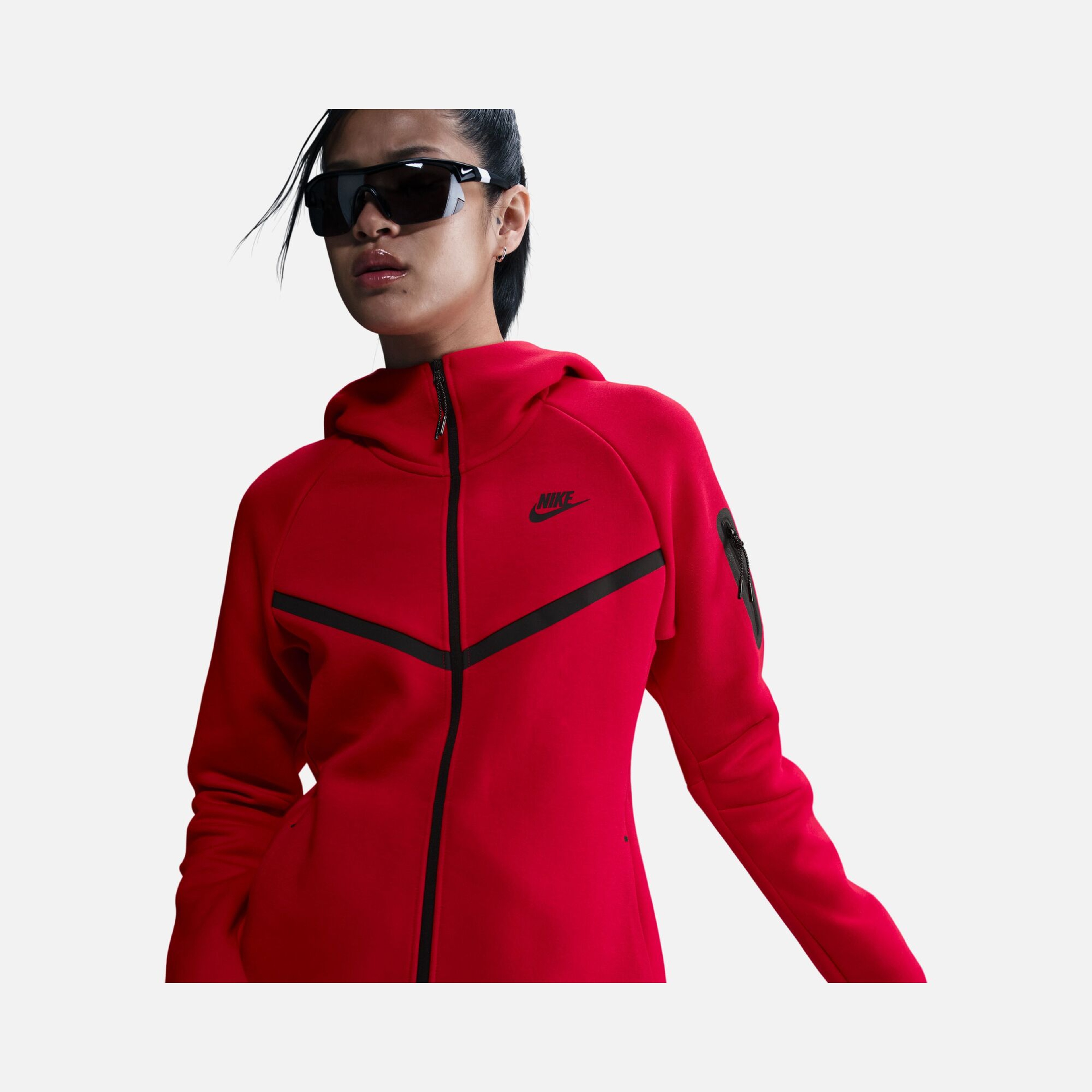 Nike Sportswear Tech Fleece Windrunner Full-Zip Hooded SS25 Kadın Sweatshirt
