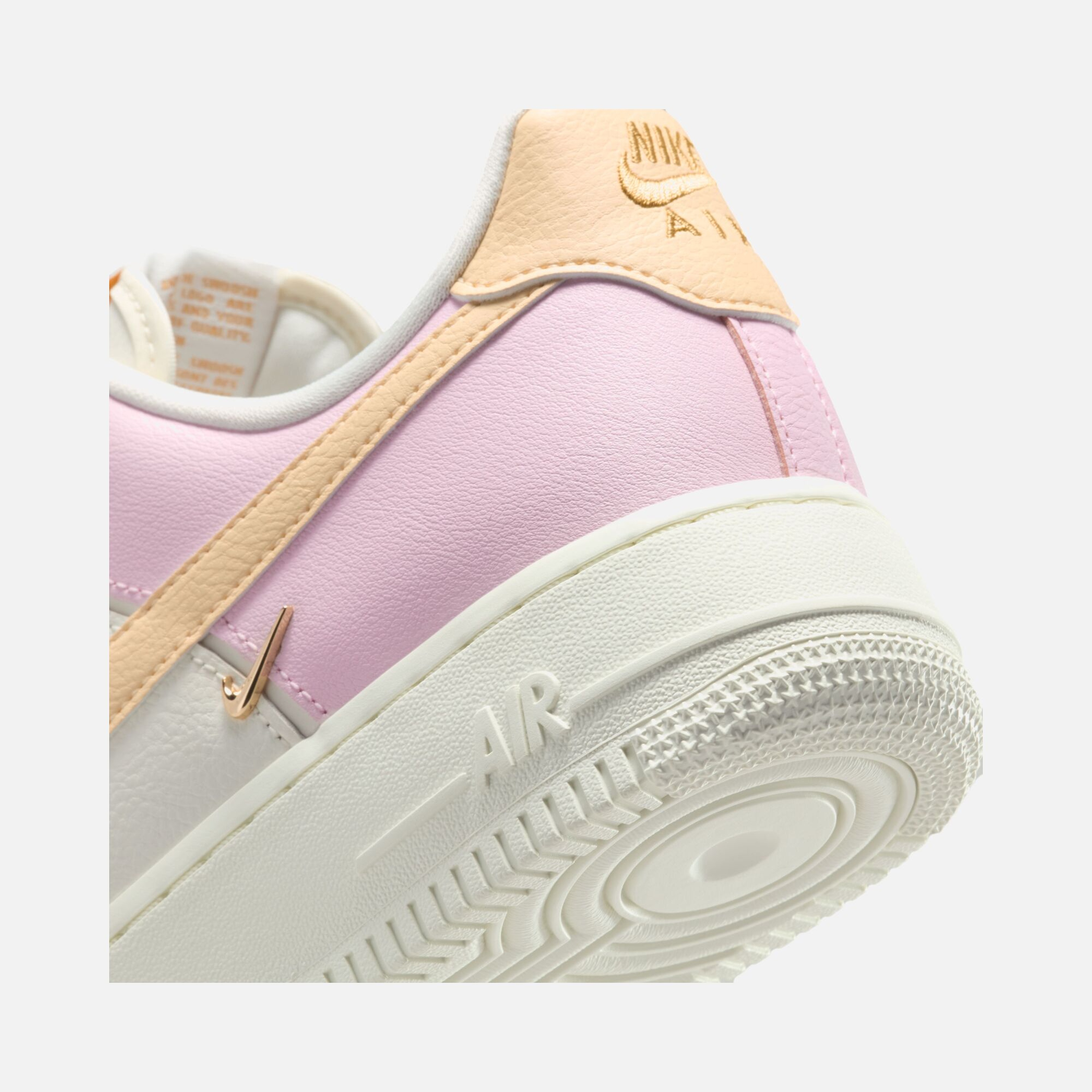 Nike Air Force 1 '07 LX ''Gold-tone Swoosh Accents'' Kadın Spor Ayakkabı