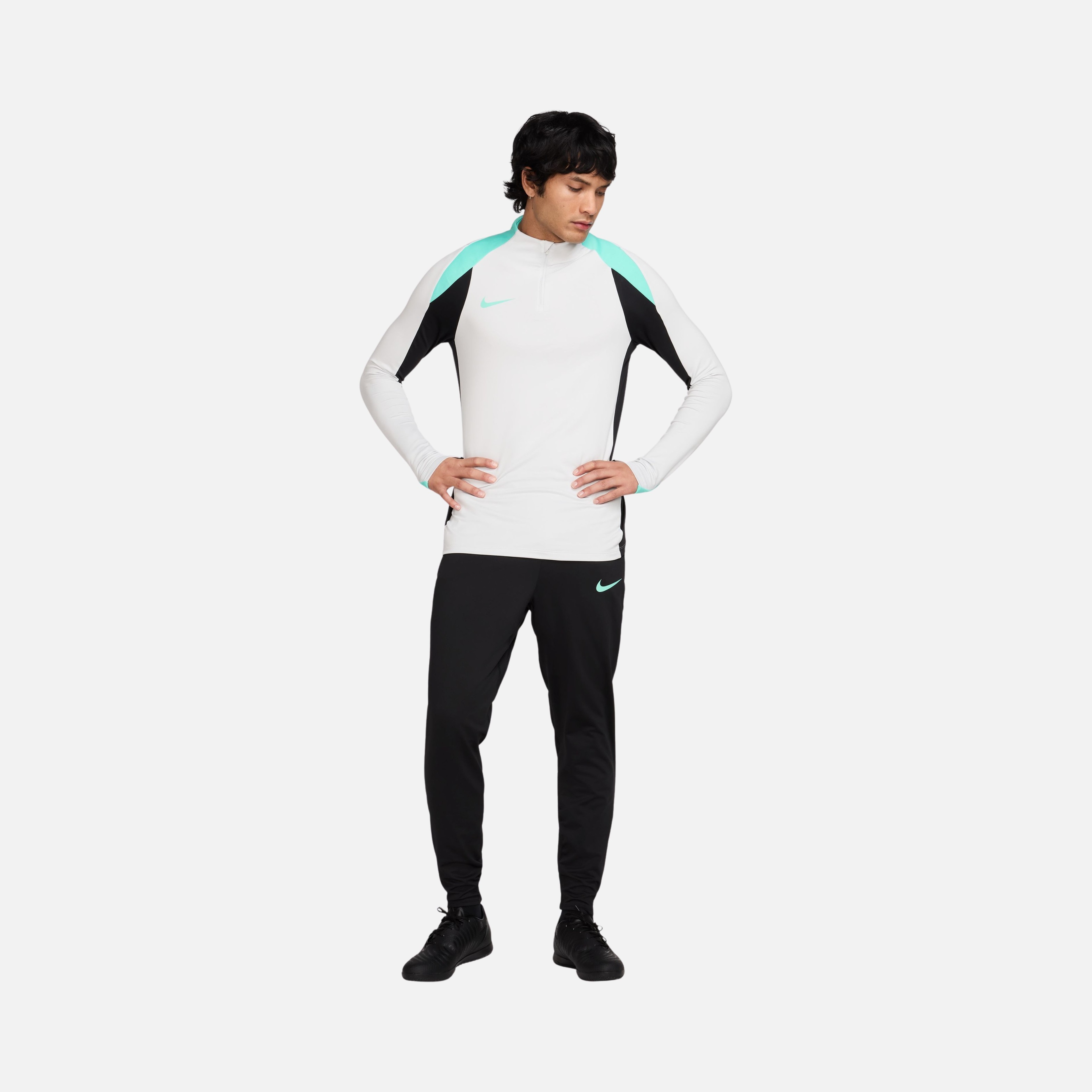 Nike Dri-Fit Football Training 1/2-Zip Long-Sleeve Erkek Tişört