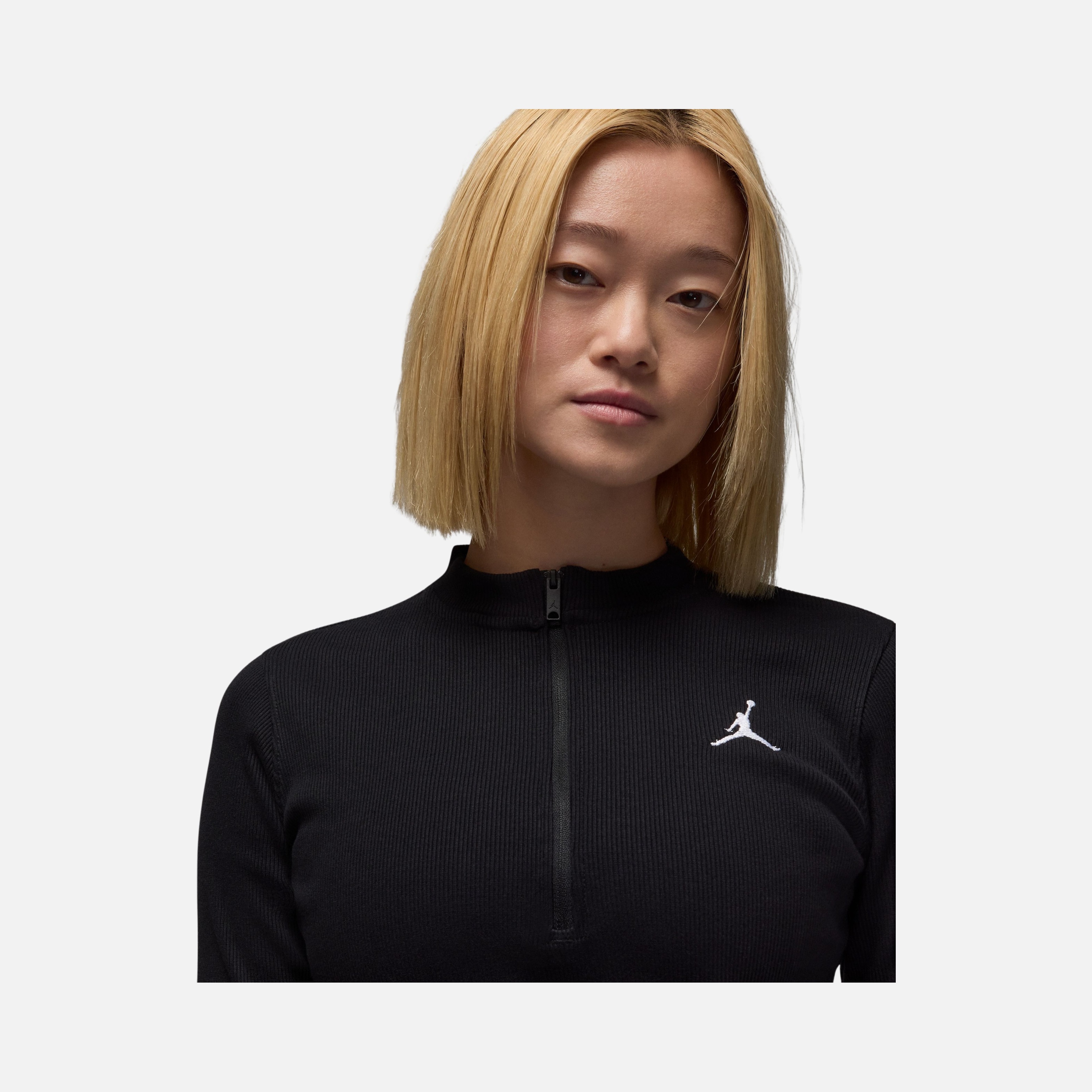 Nike Jordan Twill Knit Fabric 1/2-Zip Long-Sleeve Kadın Elbise