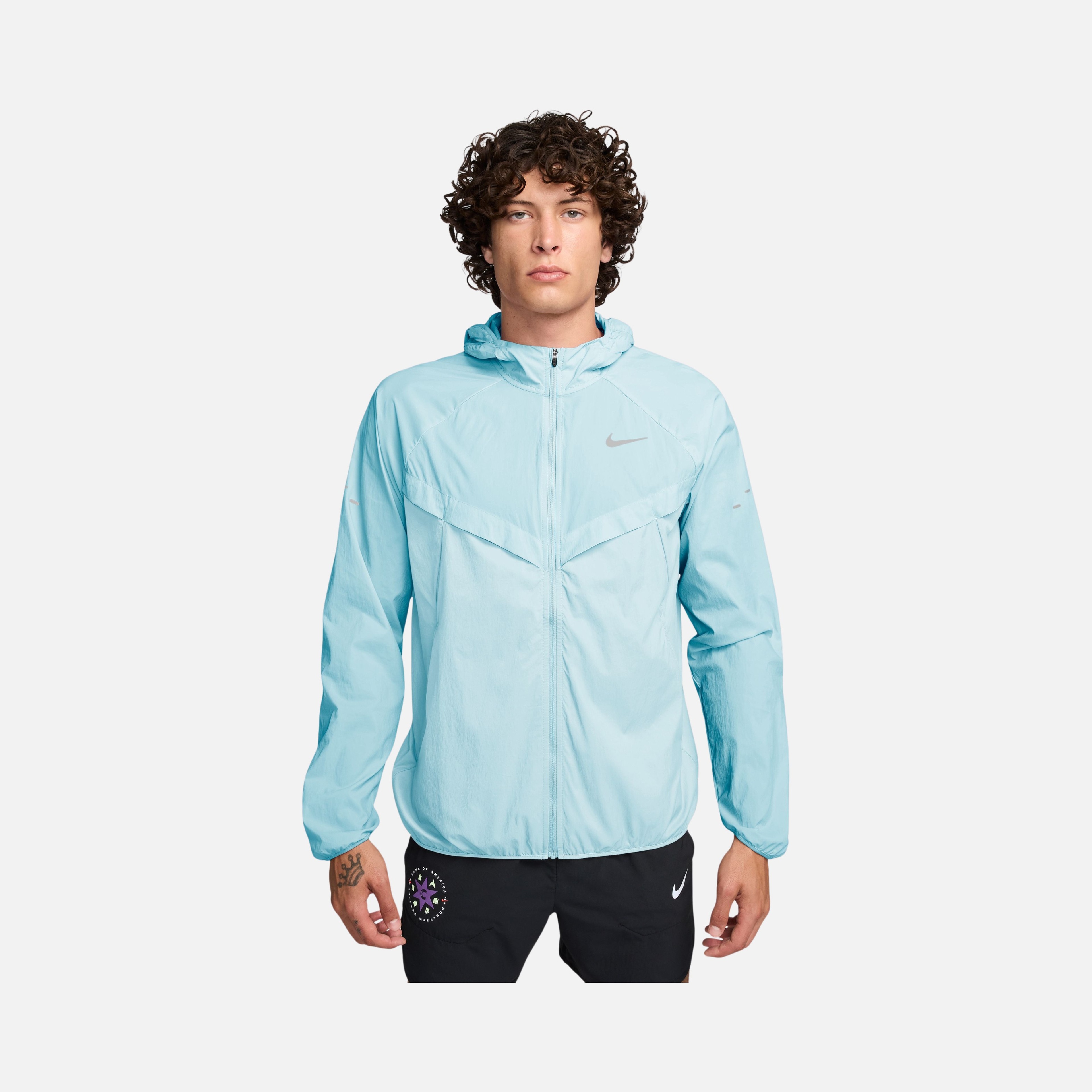 Nike Stride Repel UV Running Full-Zip Hooded Erkek Ceket