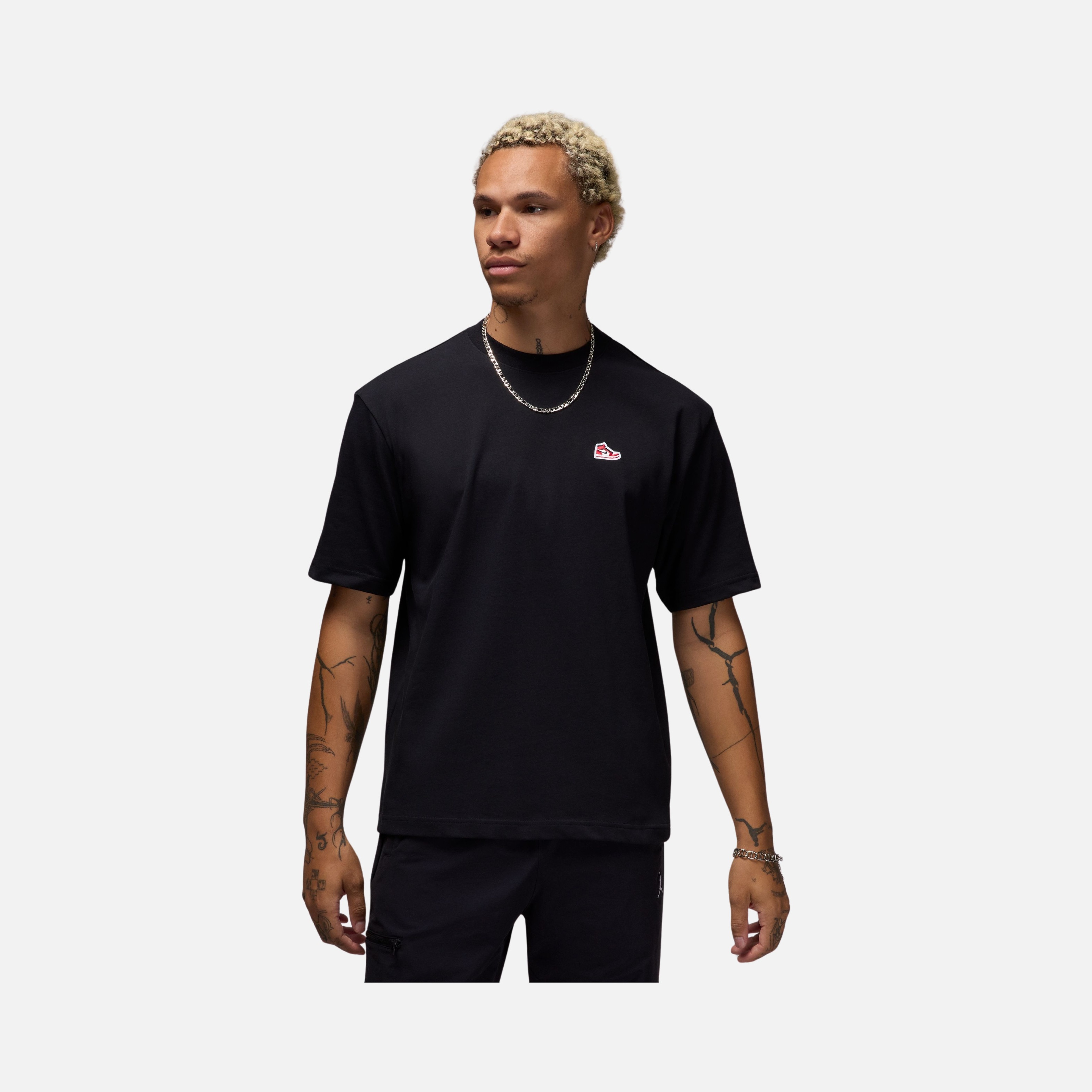 Nike Michael Jordan Brand Sneaker Patch Short-Sleeve Erkek Tişört