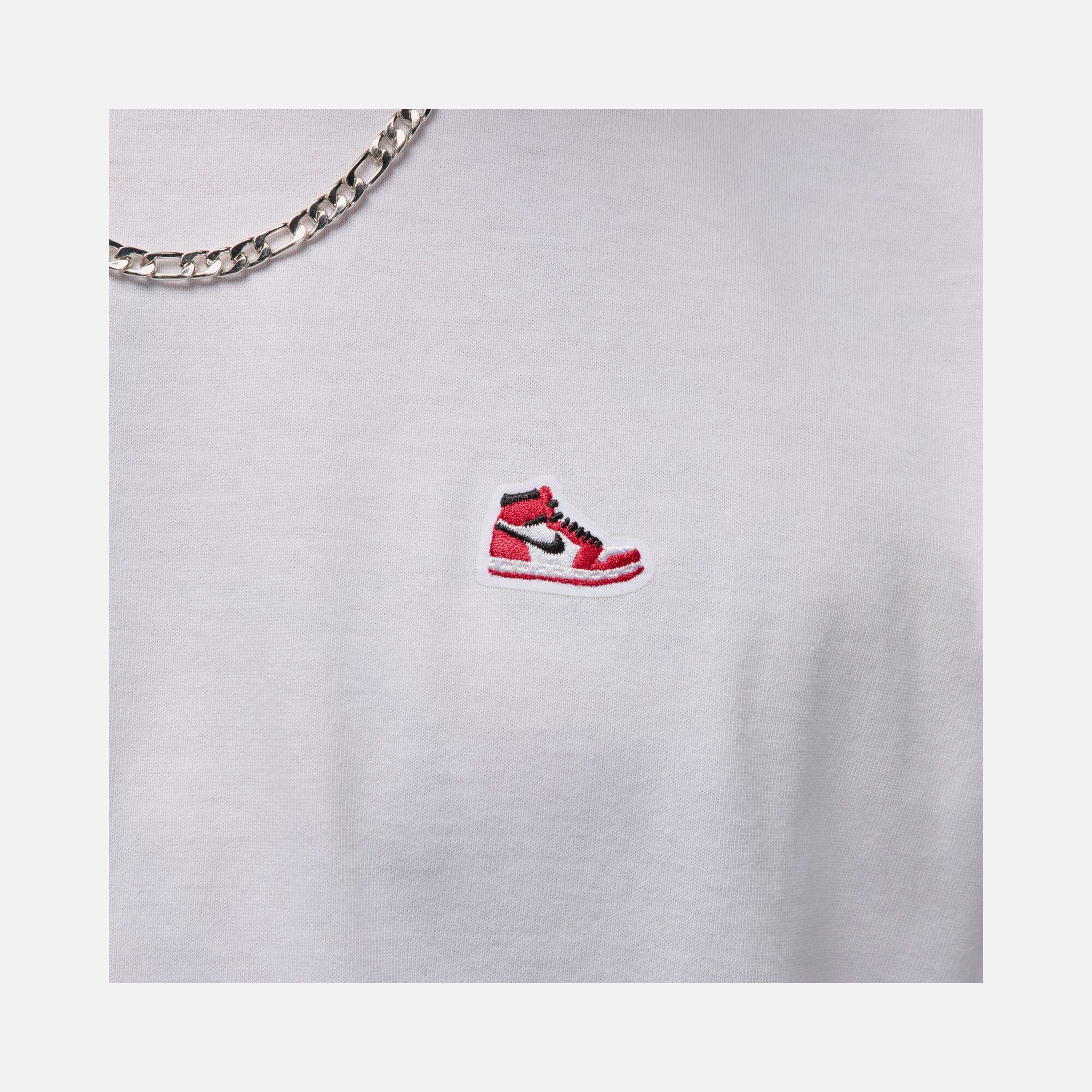 Nike Michael Jordan Brand Sneaker Patch Short-Sleeve Erkek Tişört