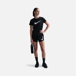 Nike One a New Swoosh Logo Dri-Fit Running Short-Sleeve Kadın Tişört