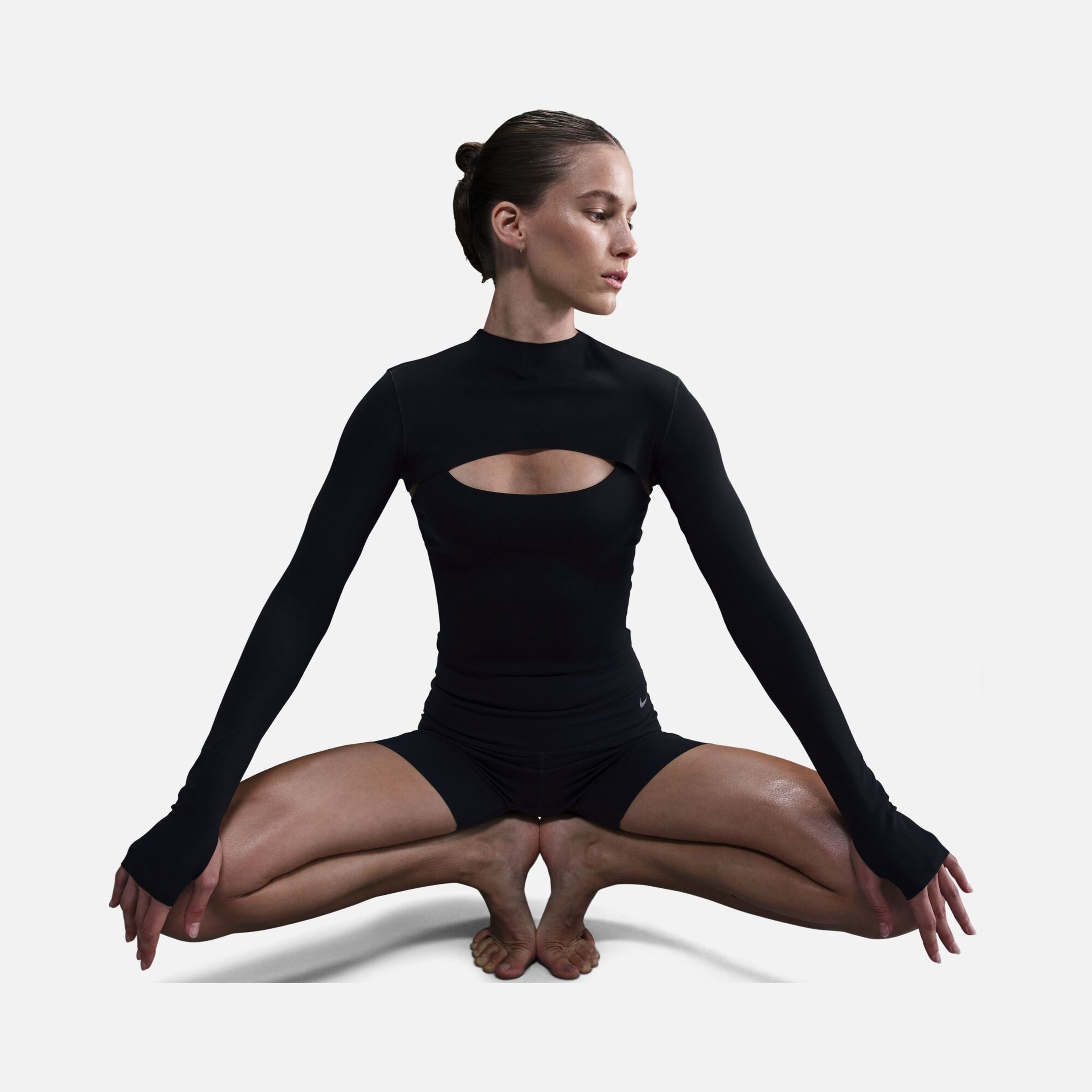 Nike Zenvy Dri-Fit Shrug Training Long-Sleeve Kadın Tişört