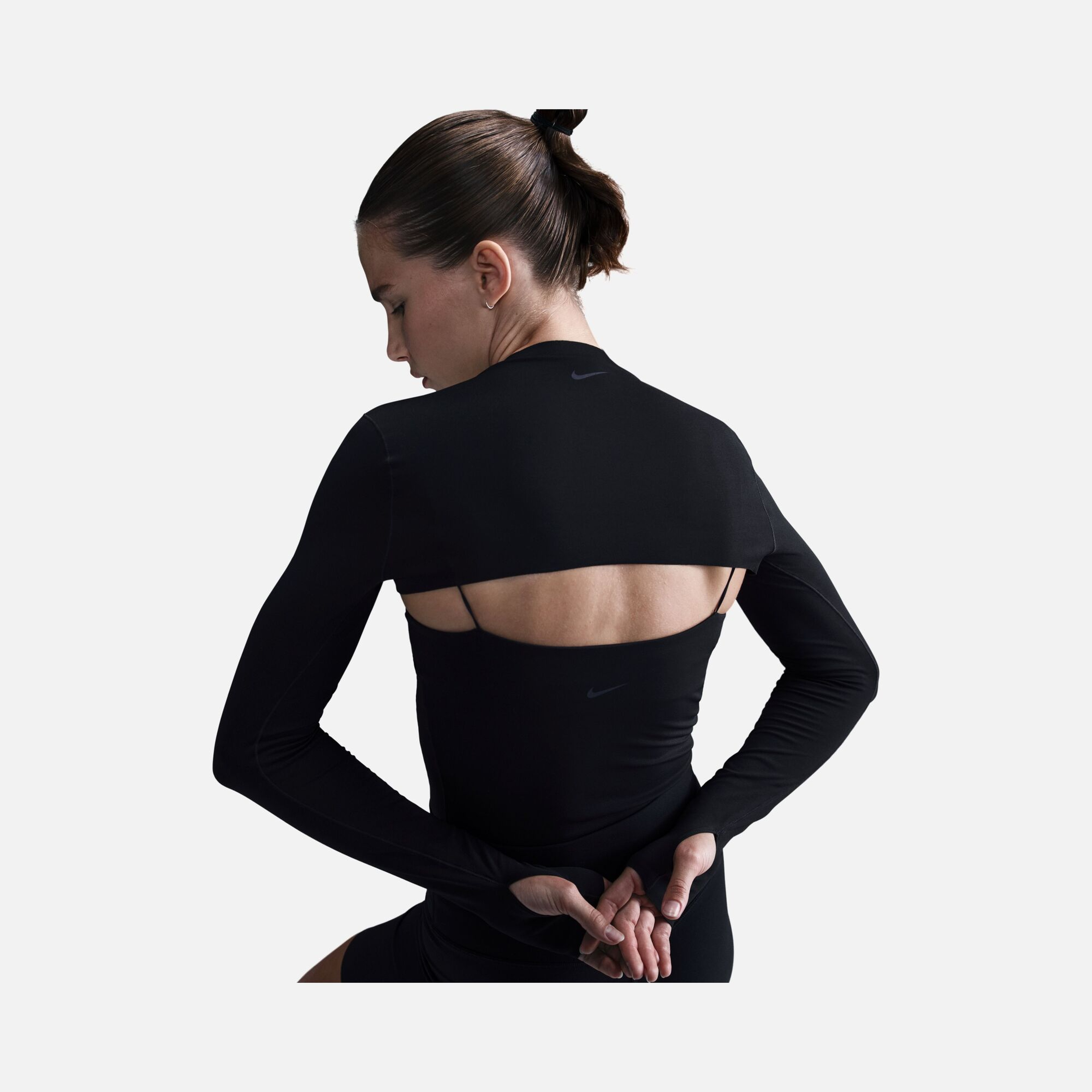 Nike Zenvy Dri-Fit Shrug Training Long-Sleeve Kadın Tişört
