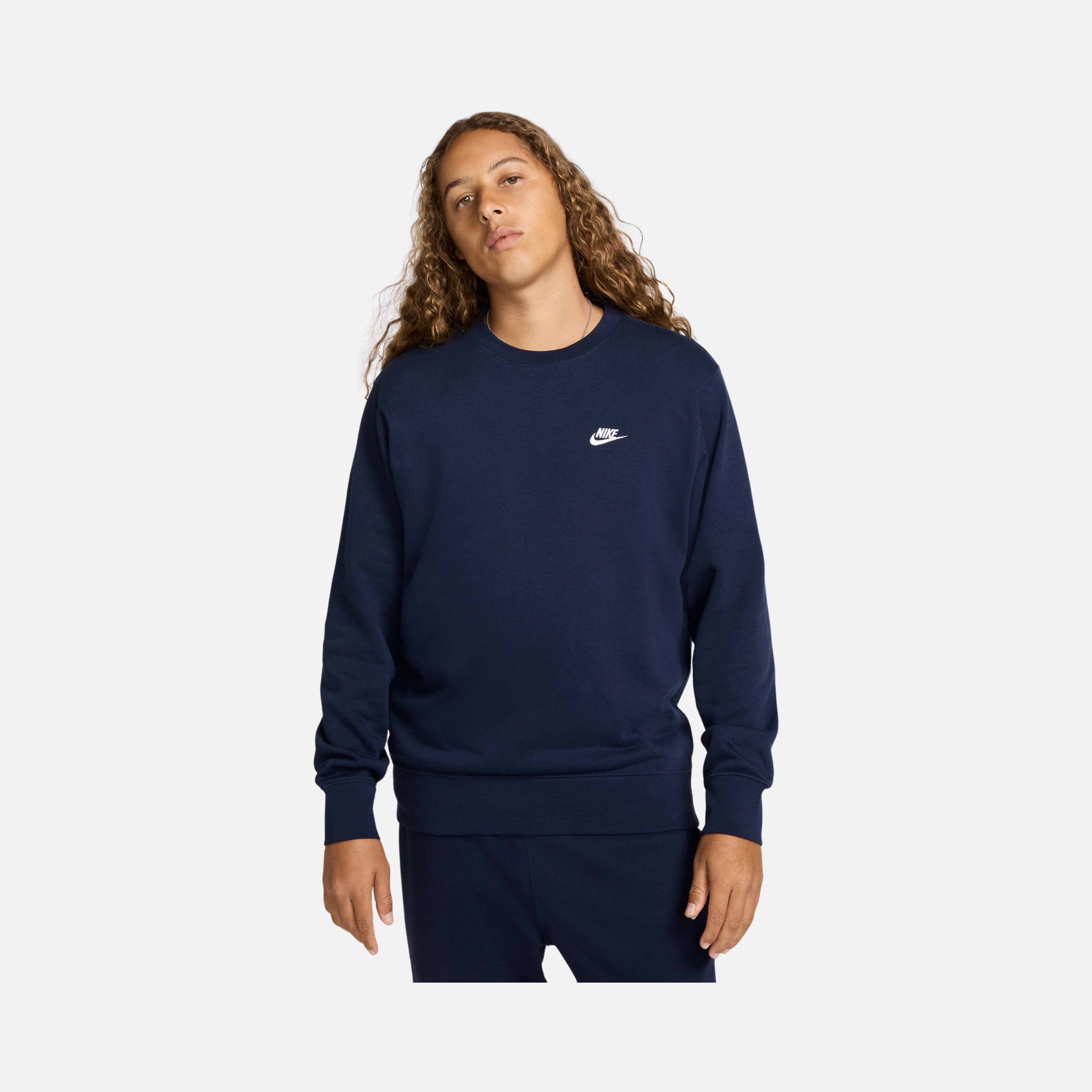 Nike Sportswear Club French Terry Crew Erkek Sweatshirt
