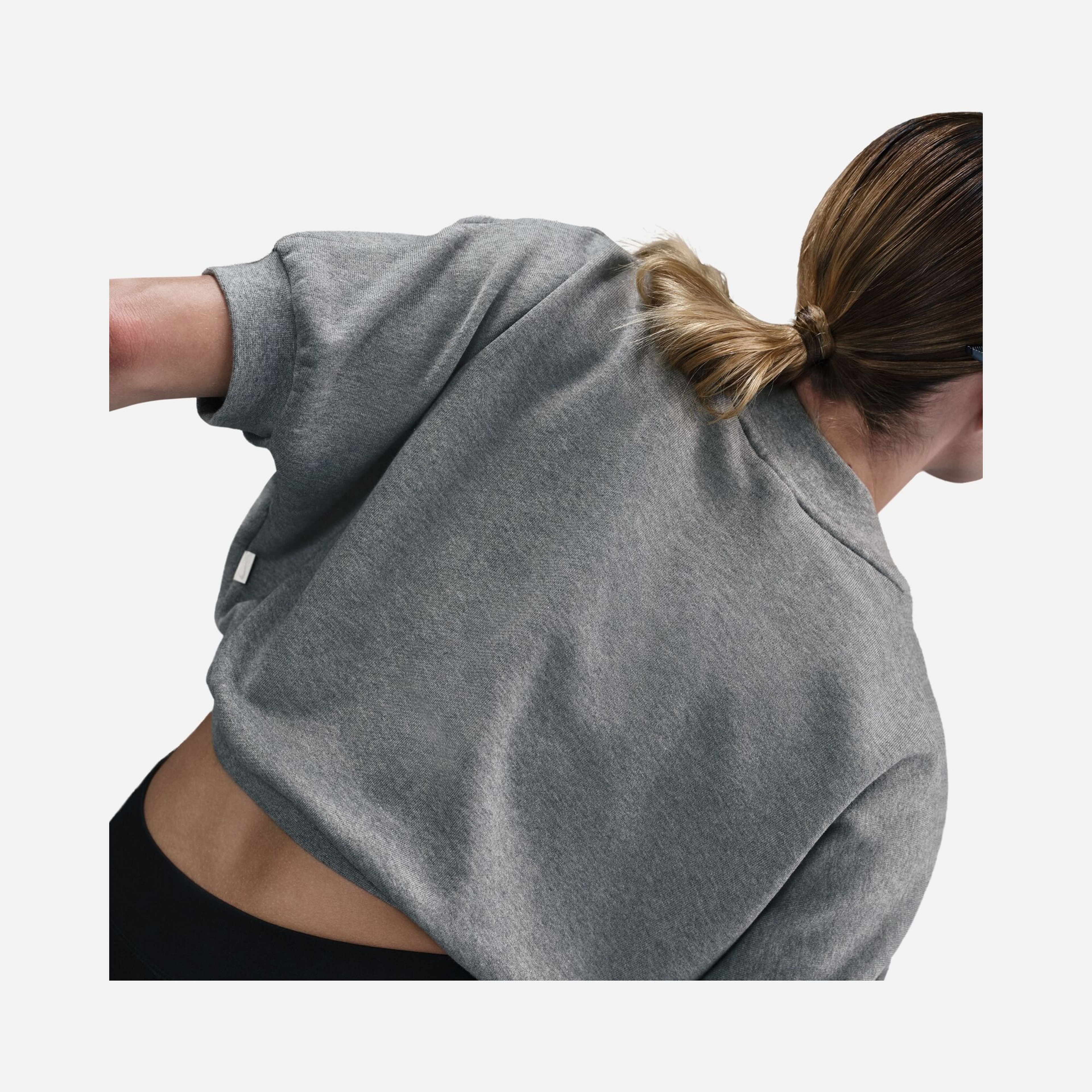 Nike Sportswear Collection Fleece Crew Cropped Short-Sleeve Kadın Tişört