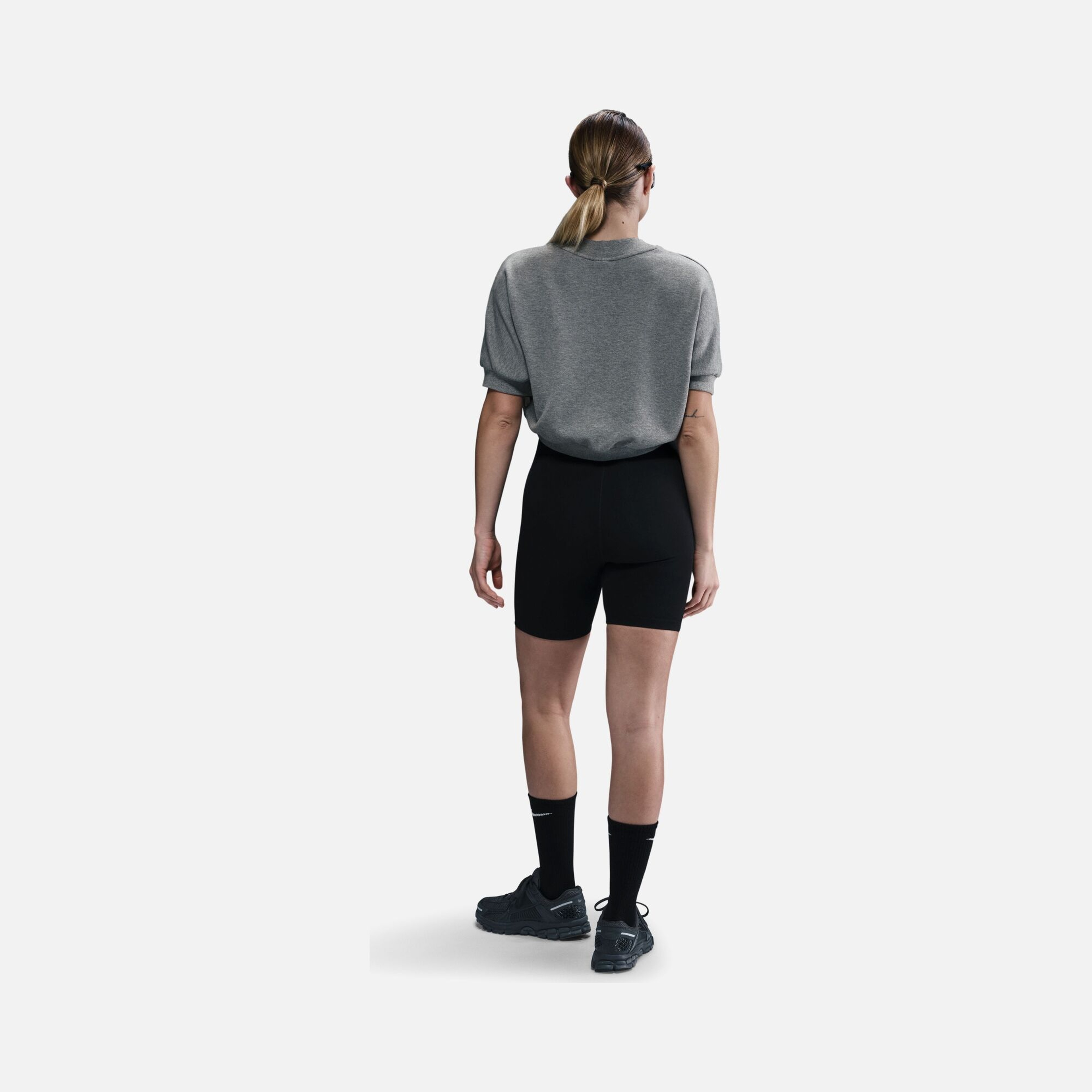 Nike Sportswear Collection Fleece Crew Cropped Short-Sleeve Kadın Tişört