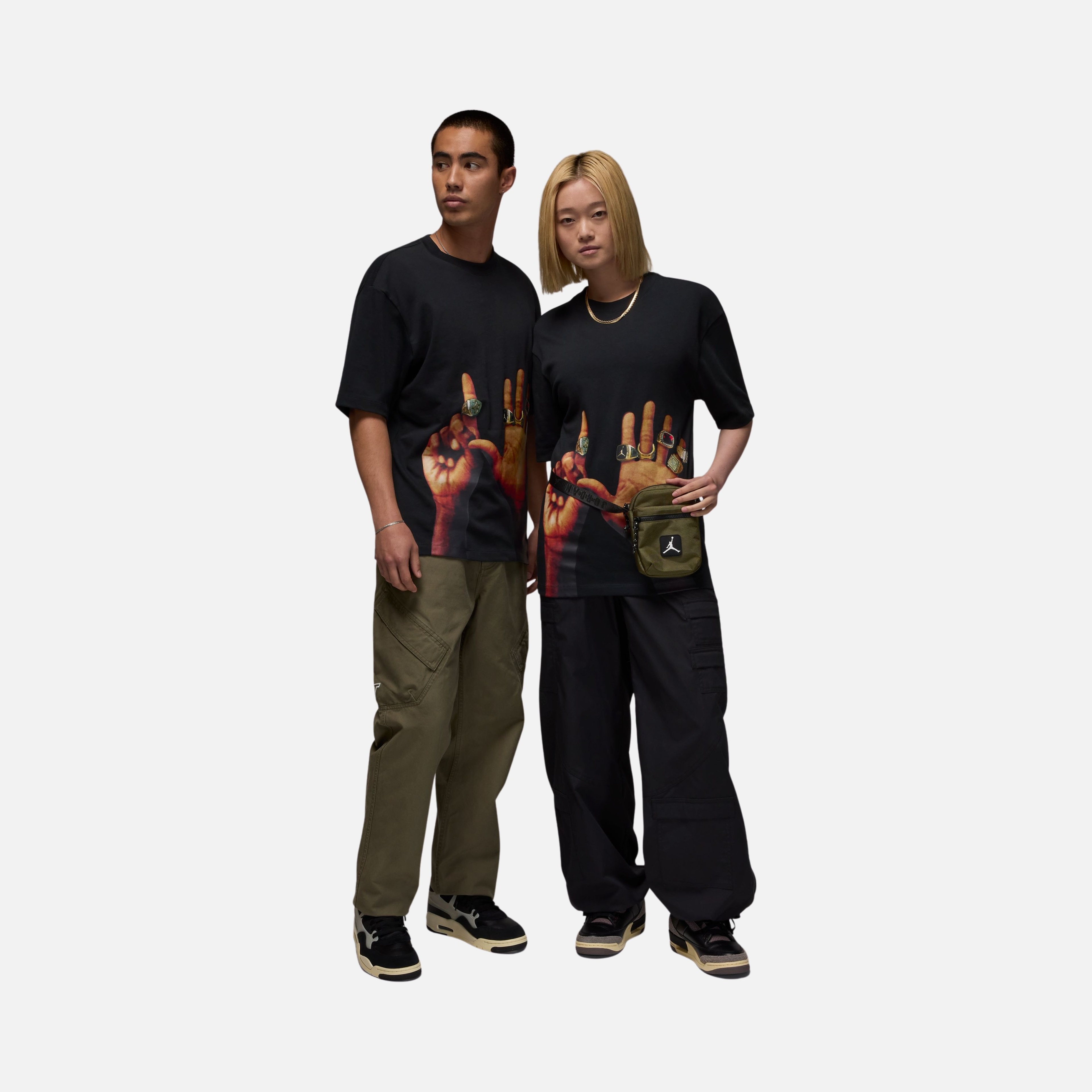 Nike Michael Jordan Flight MVP Rings 85 Graphics Crew Short-Sleeve Erkek Tişört