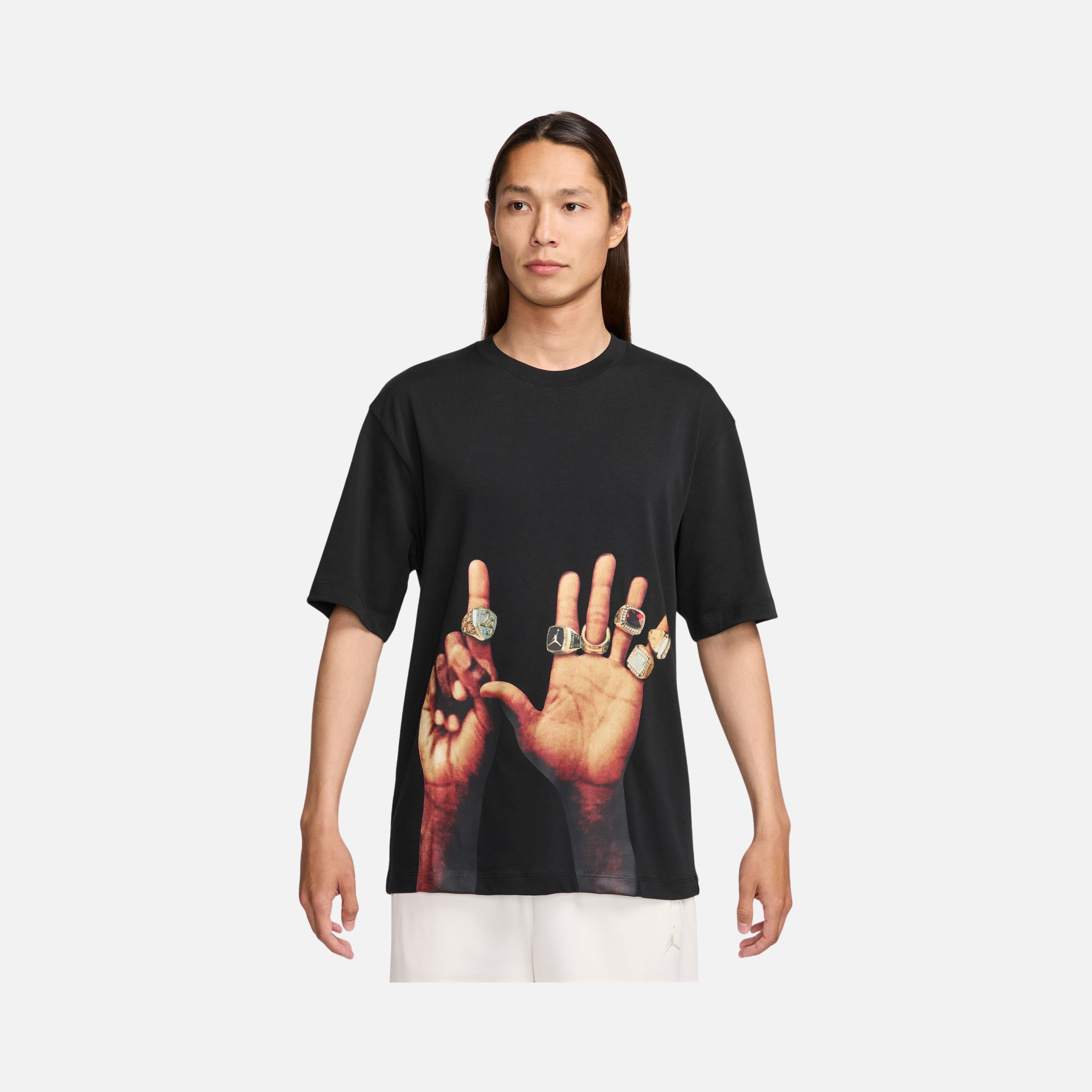 Nike Michael Jordan Flight MVP Rings 85 Graphics Crew Short-Sleeve Erkek Tişört