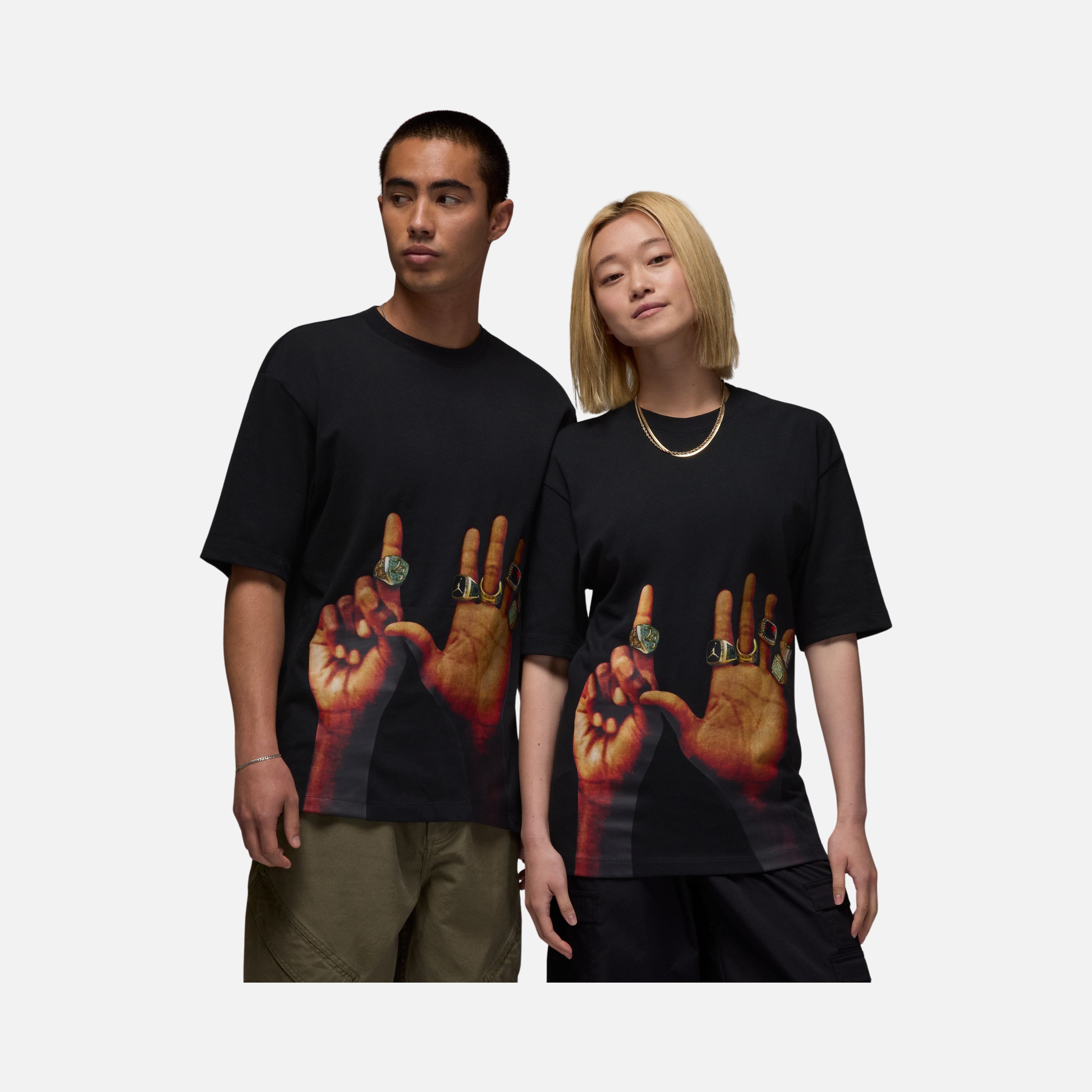 Nike Michael Jordan Flight MVP Rings 85 Graphics Crew Short-Sleeve Erkek Tişört