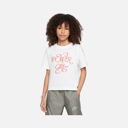 Nike Sportswear ''Power of The Girl Graphic'' Short-Sleeve (Girls') Çocuk Tişört