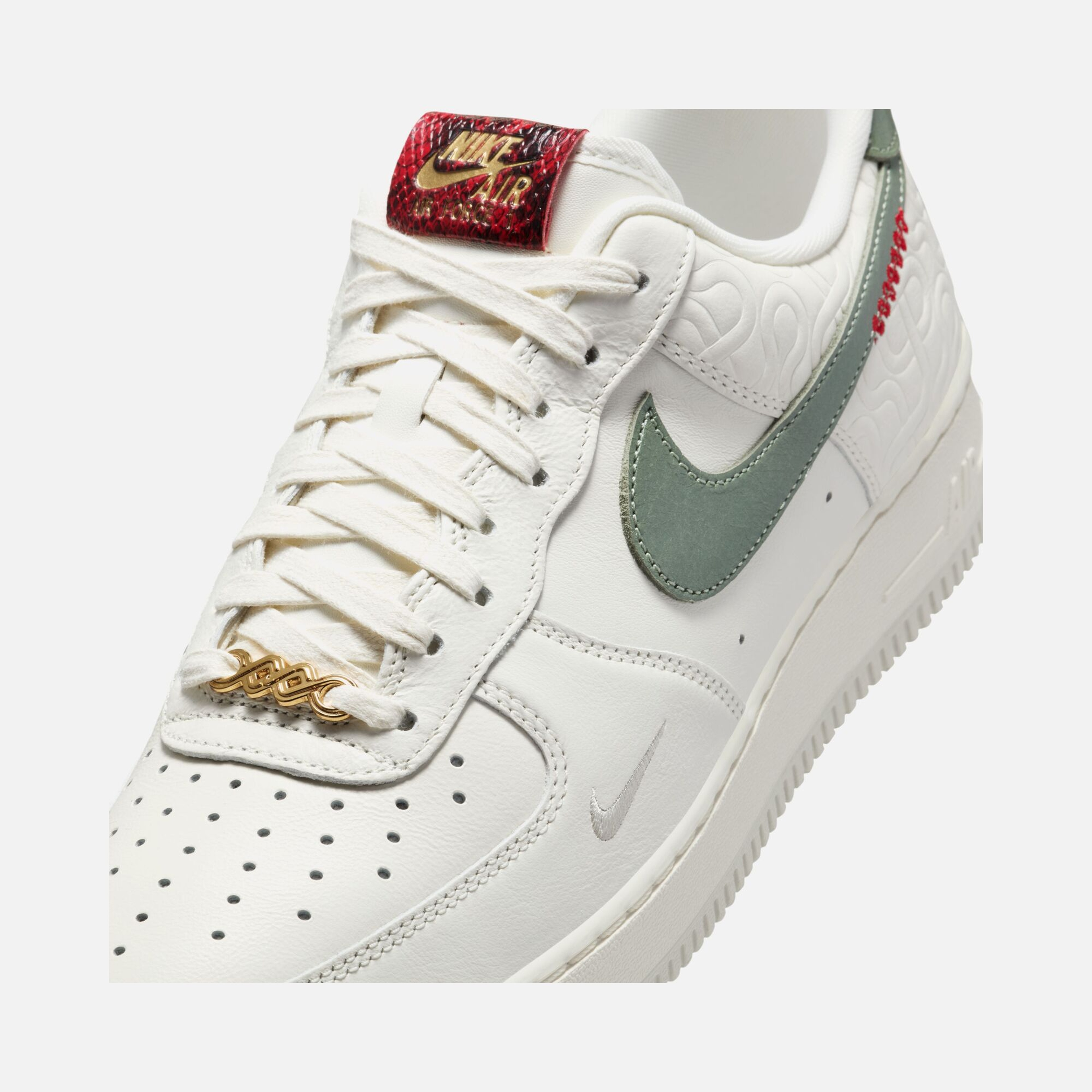 Nike Air Force 1 '07 ''Design Details Imitating a Coiled Snake'' Erkek Spor Ayakkabı