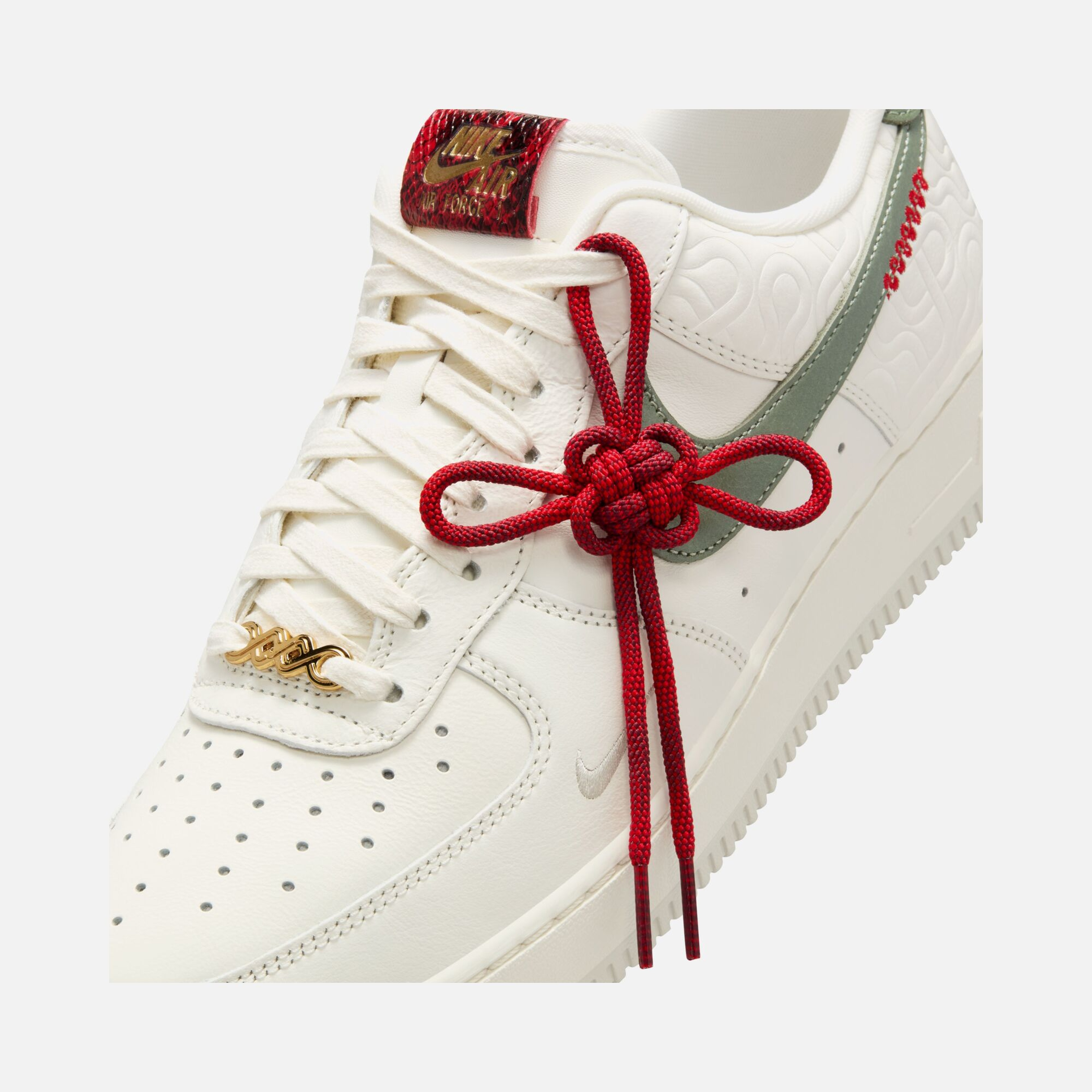 Nike Air Force 1 '07 ''Design Details Imitating a Coiled Snake'' Erkek Spor Ayakkabı