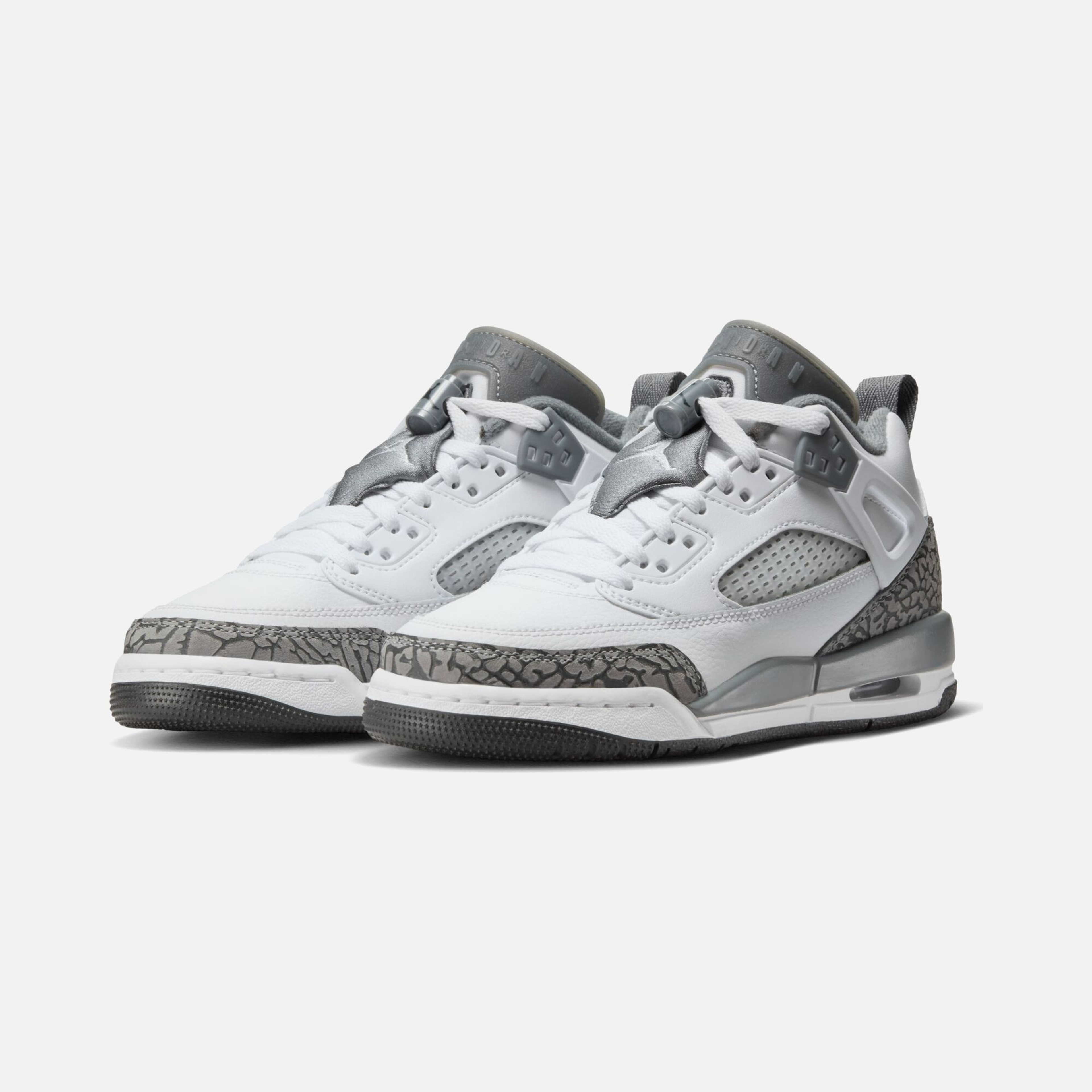 Jordan Air Nike スパイク Barçın | Ayakkabı Spor Çocuk (GS) Low Spizike Jordan Air Nike ホワイト/グレー スパイク