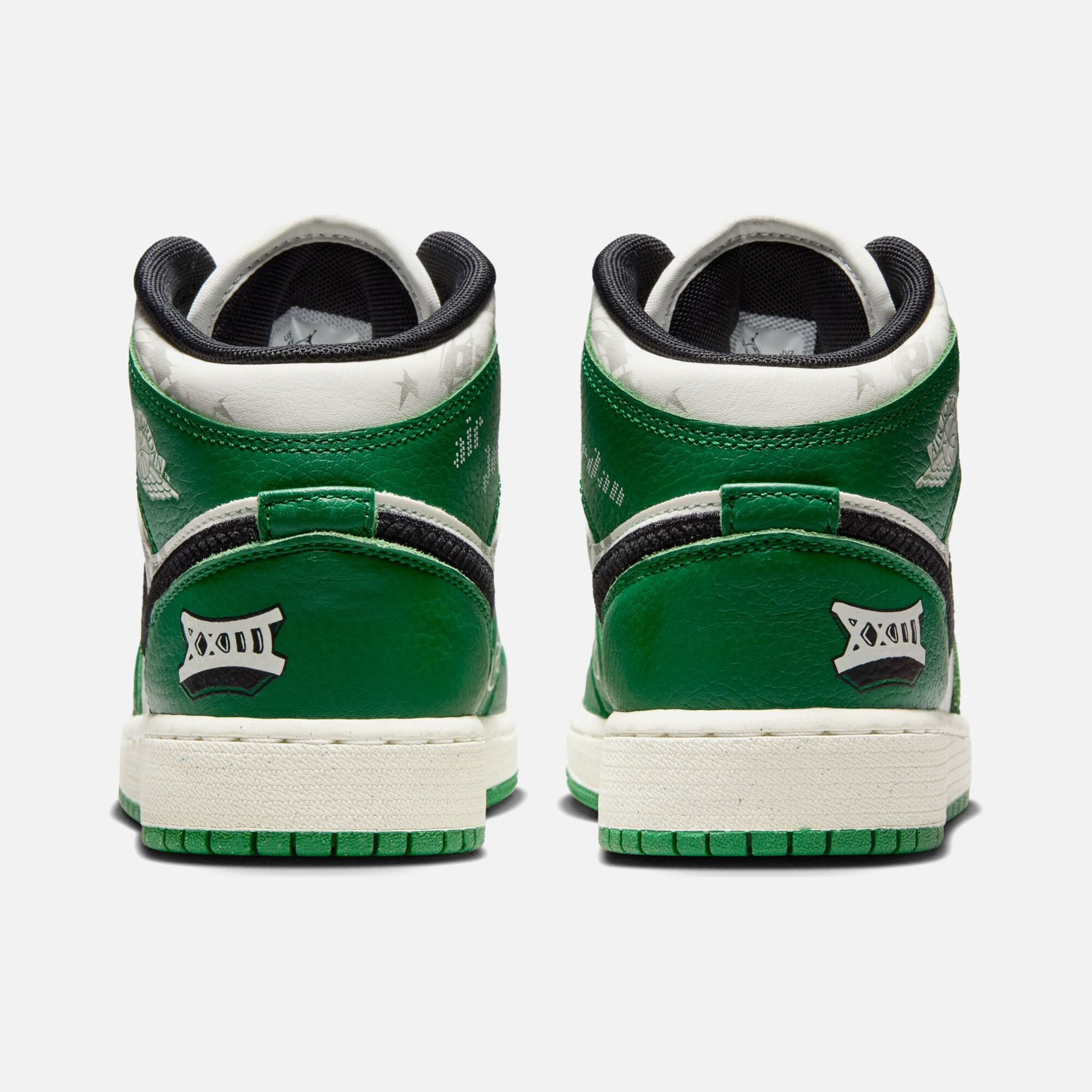 Nike Air Jordan 1 Mid SE "Overbranded" (GS) Spor Ayakkabı