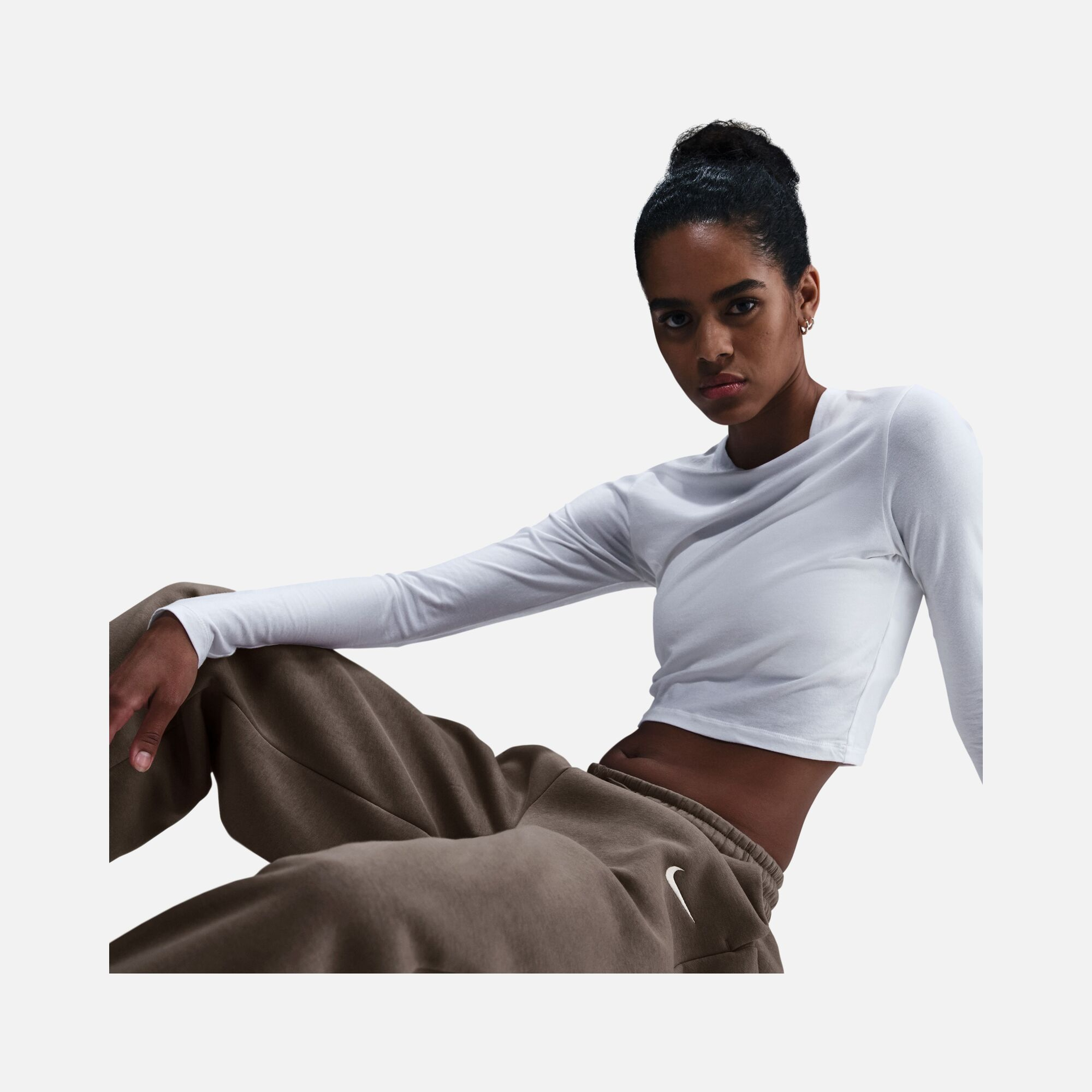 Nike Sportswear Phoenix Fleece High-Waisted Oversized Kadın Eşofman Altı