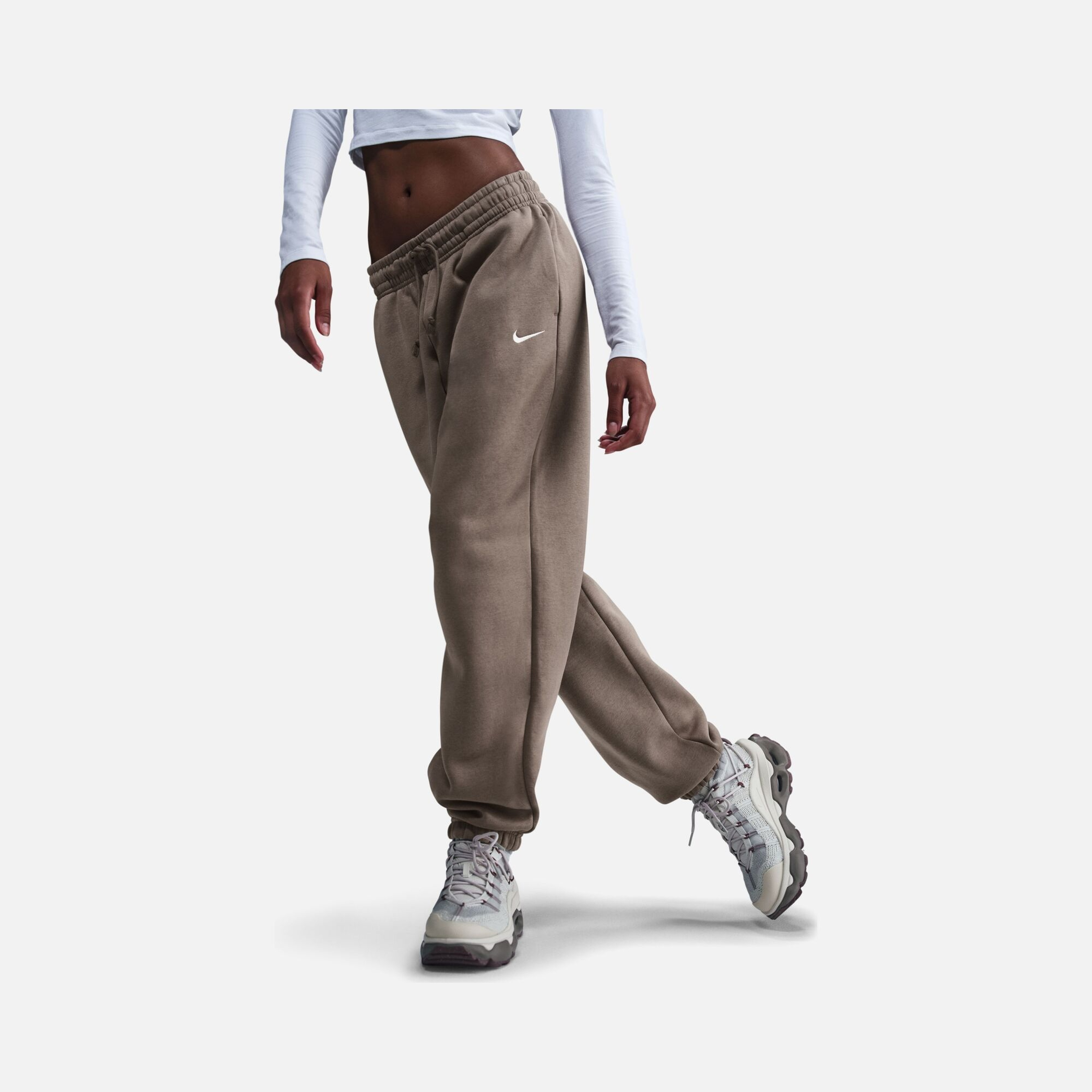 Nike Sportswear Phoenix Fleece High-Waisted Oversized Kadın Eşofman Altı