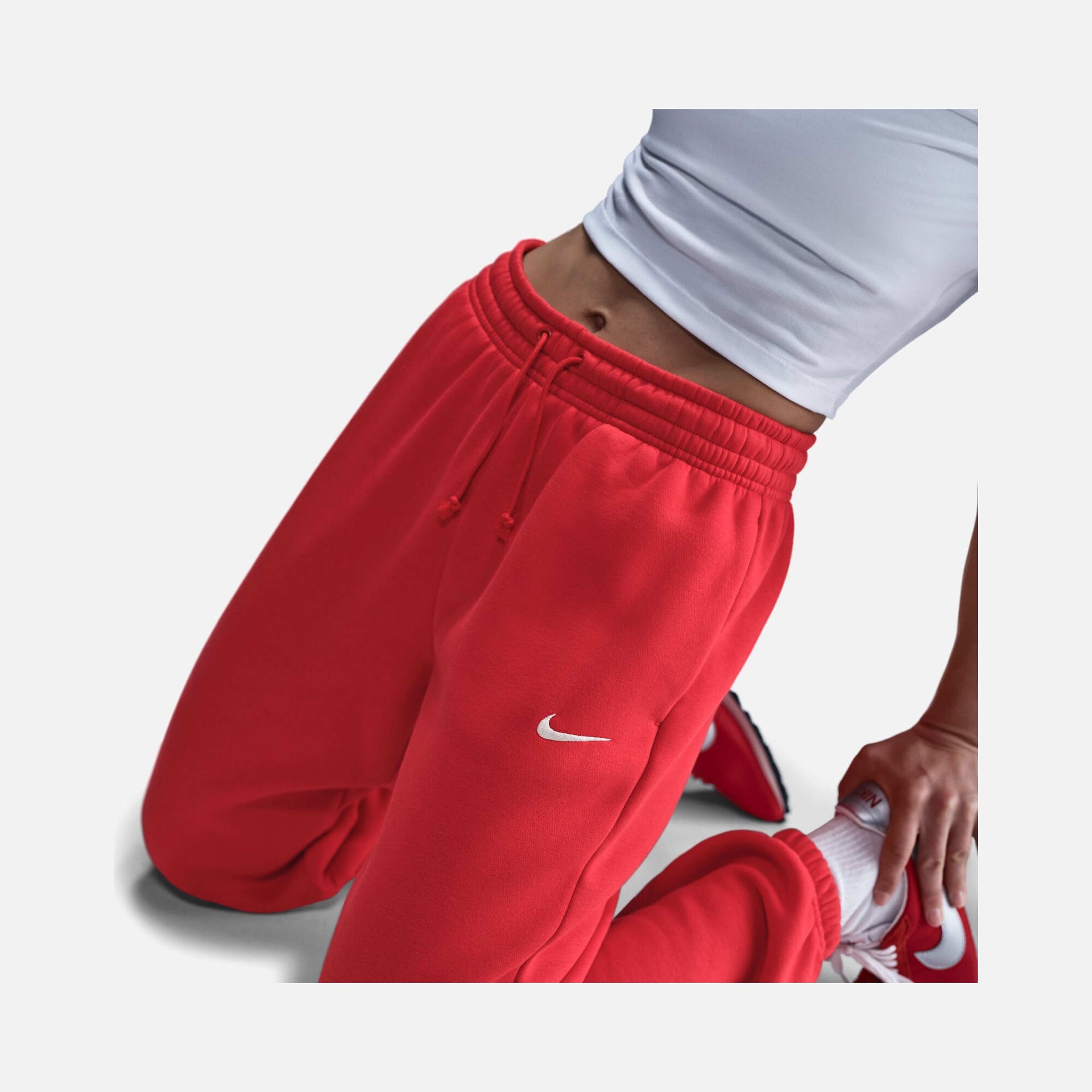 Nike Sportswear Phoenix Fleece High-Waisted Oversized Kadın Eşofman Altı