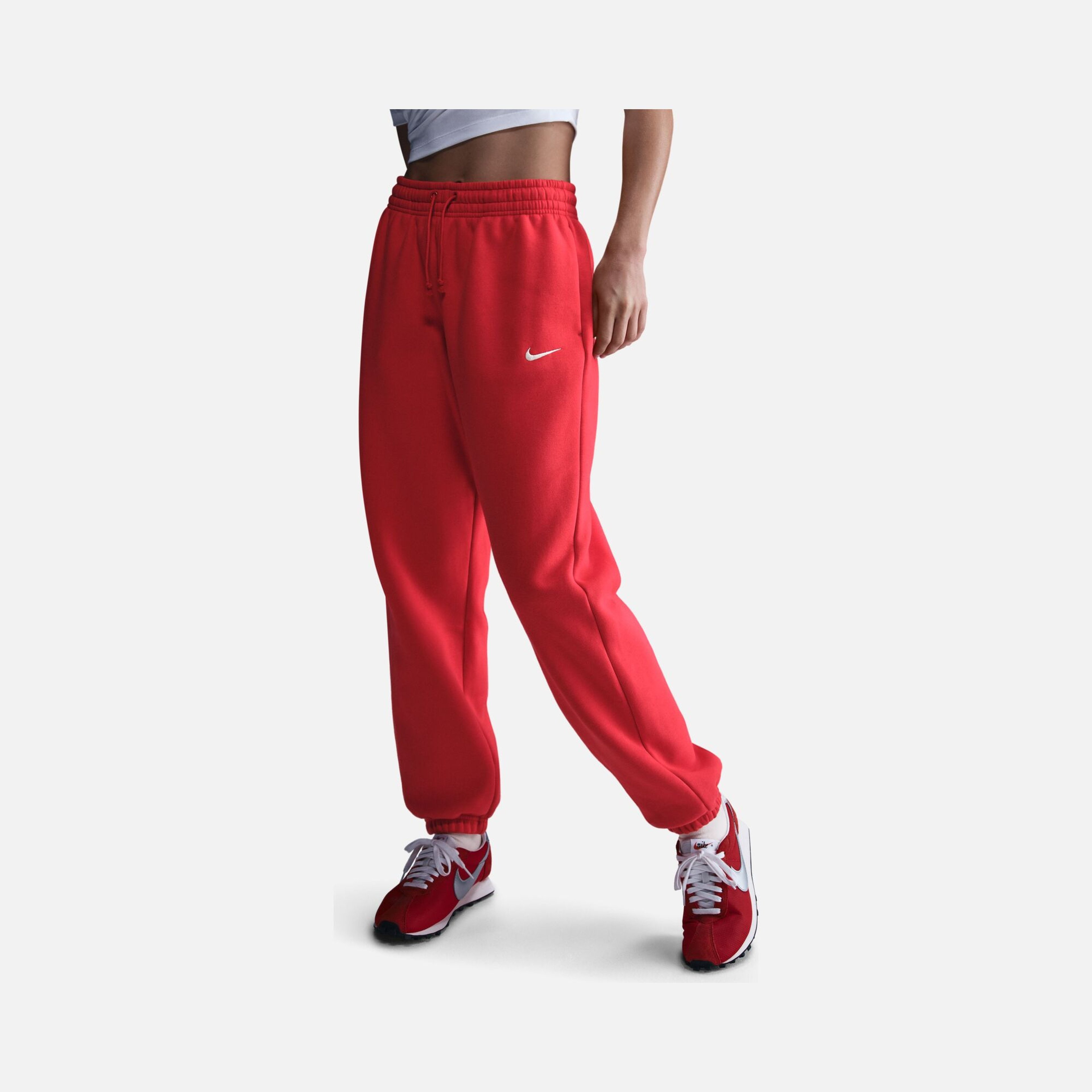 Nike Sportswear Phoenix Fleece High-Waisted Oversized Kadın Eşofman Altı