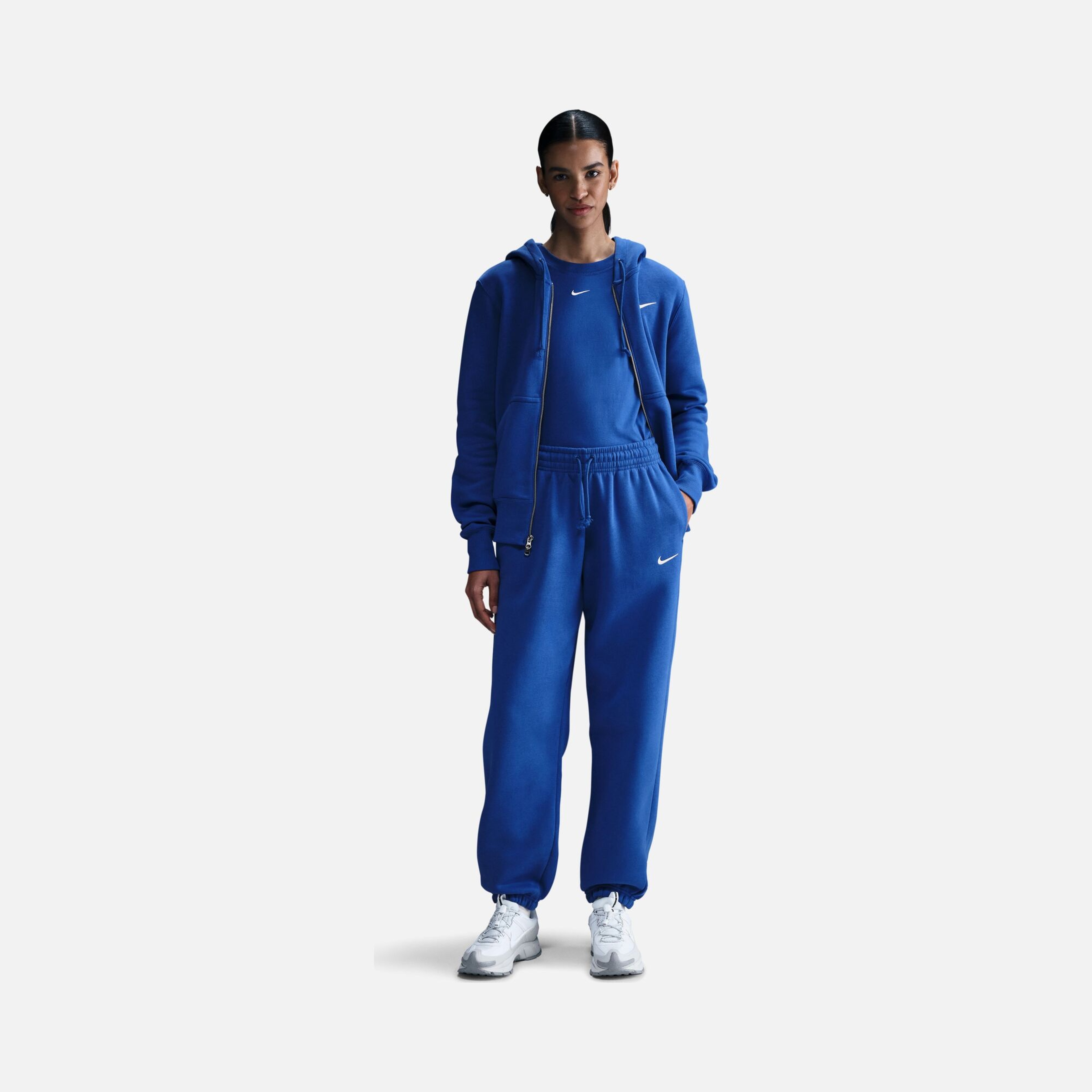 Nike Sportswear Phoenix Fleece High-Waisted Oversized Kadın Eşofman Altı