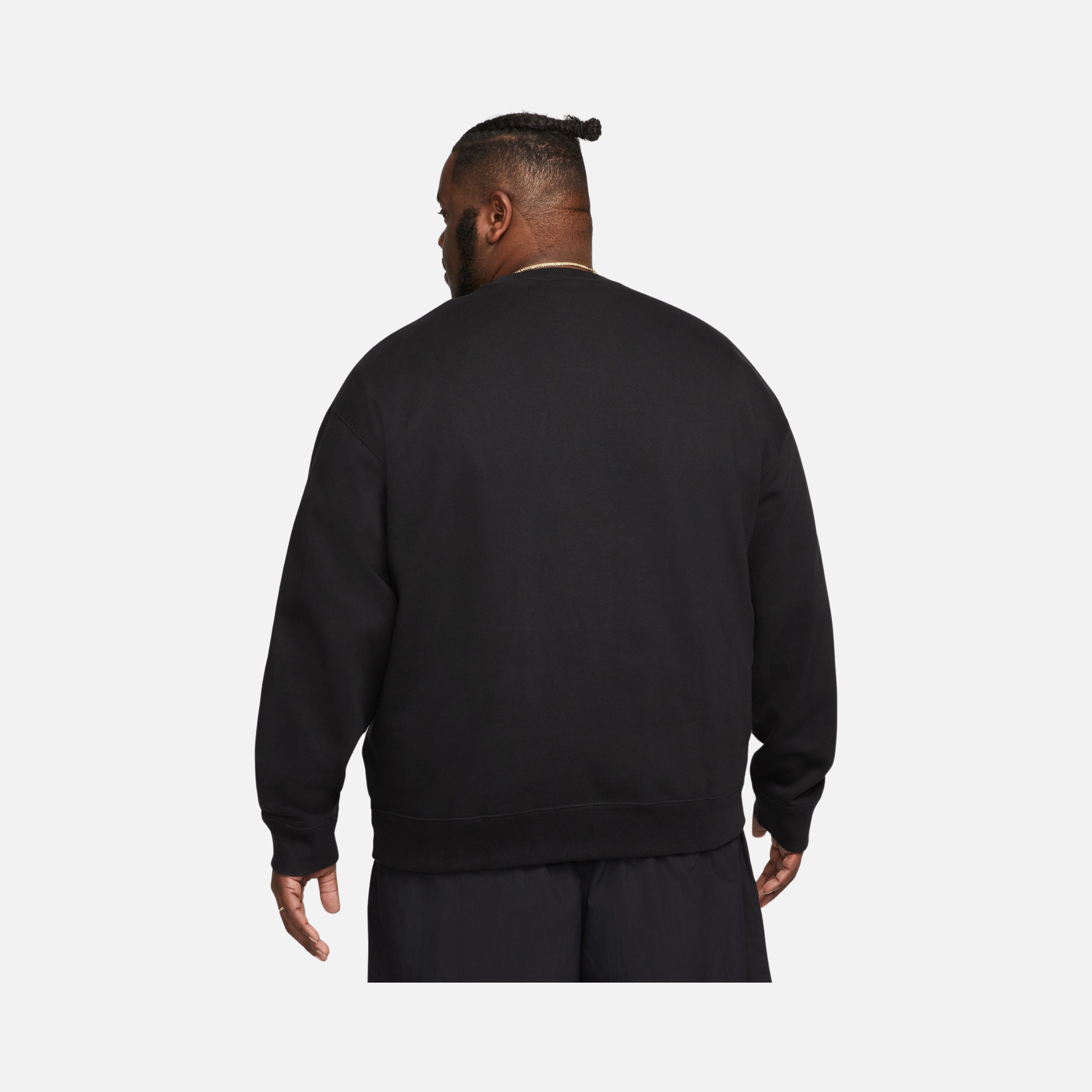 Nike Sportswear Solo Swoosh Fleece Crew Loose Cut Erkek Sweatshirt