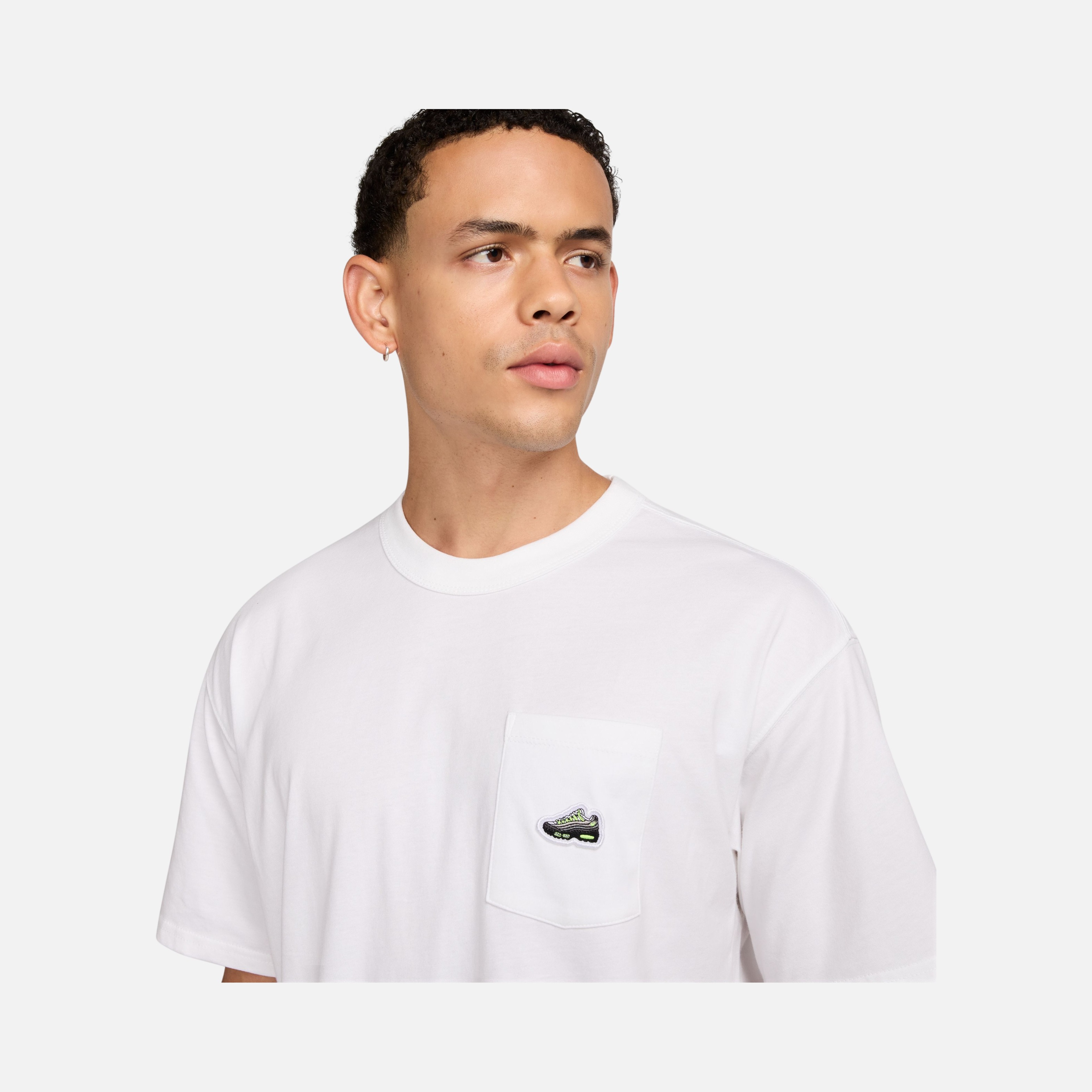 Nike Sportswear M90 Sneaker Patch Wide Loose Cut Short-Sleeve Erkek Tişört